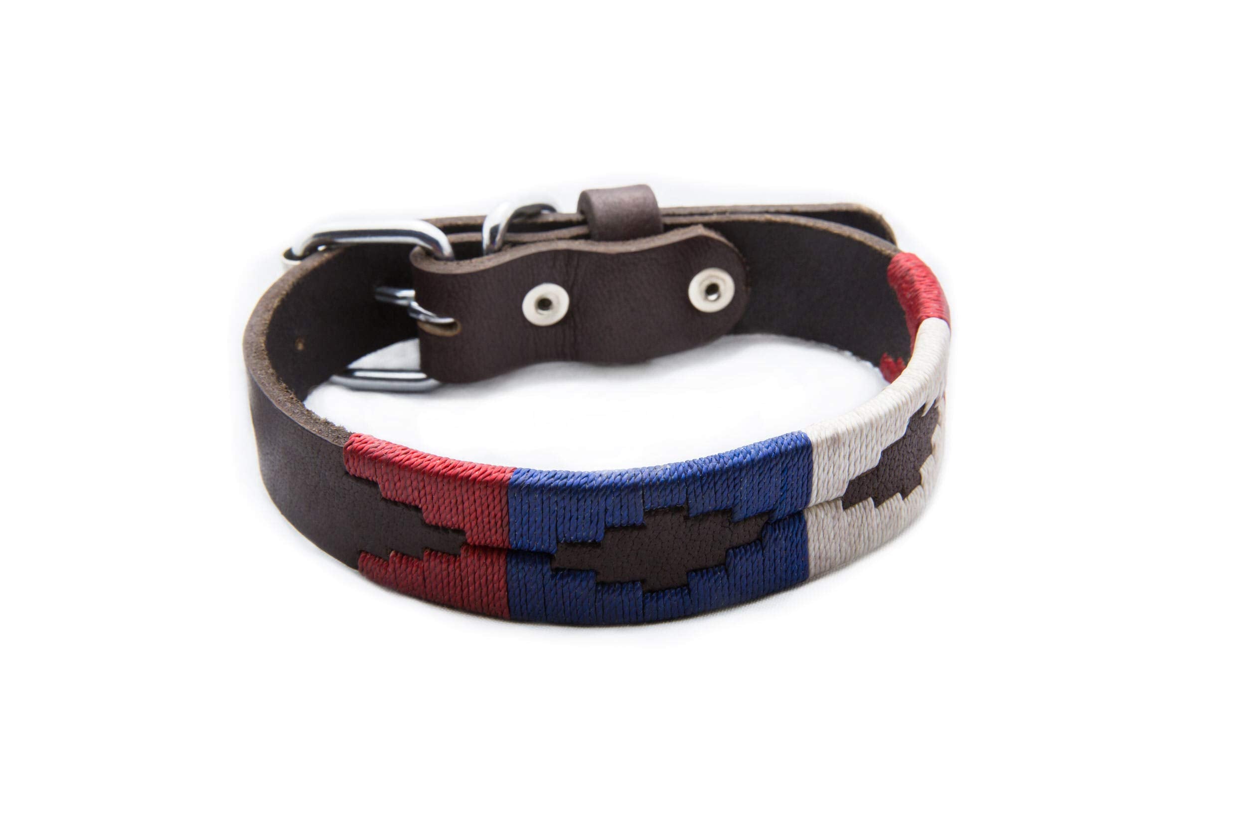 Gaucho Goods Soft Leather Dog Collar (Xs, The Patriot)