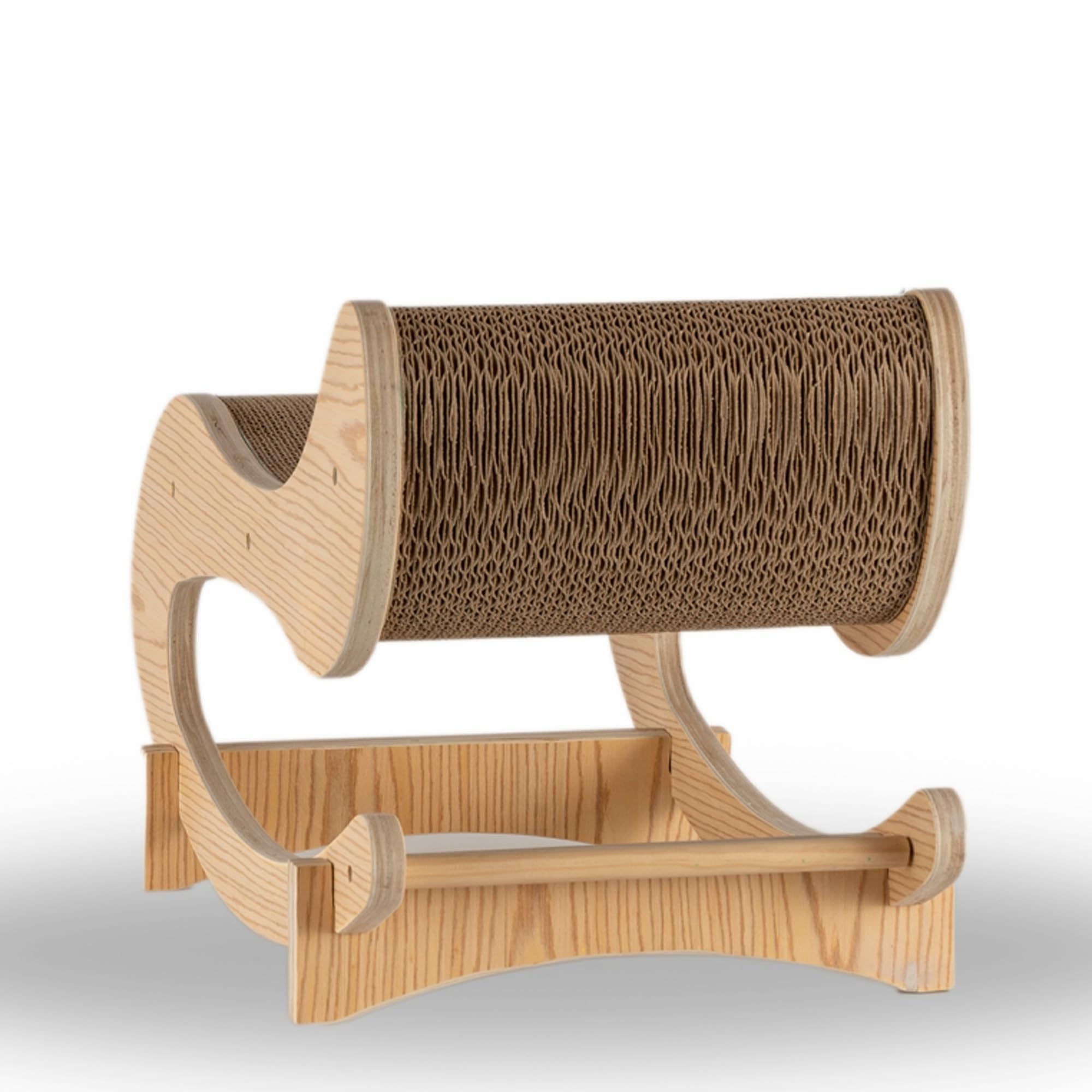 Armarkat Real Wood Medium Wooden Cat Rocking Chair, Detachable Cat Swing Chair S1302
