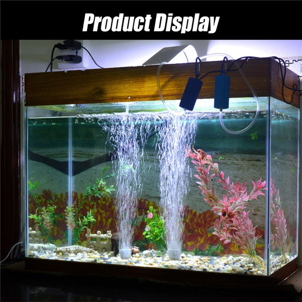 2Pcs Aquarium Usb Air Pump Portable Mini Usb Aquarium Fish Tank Oxygen Air Pump Mute Energy Saving Fish Tank Air Pumps Yellow