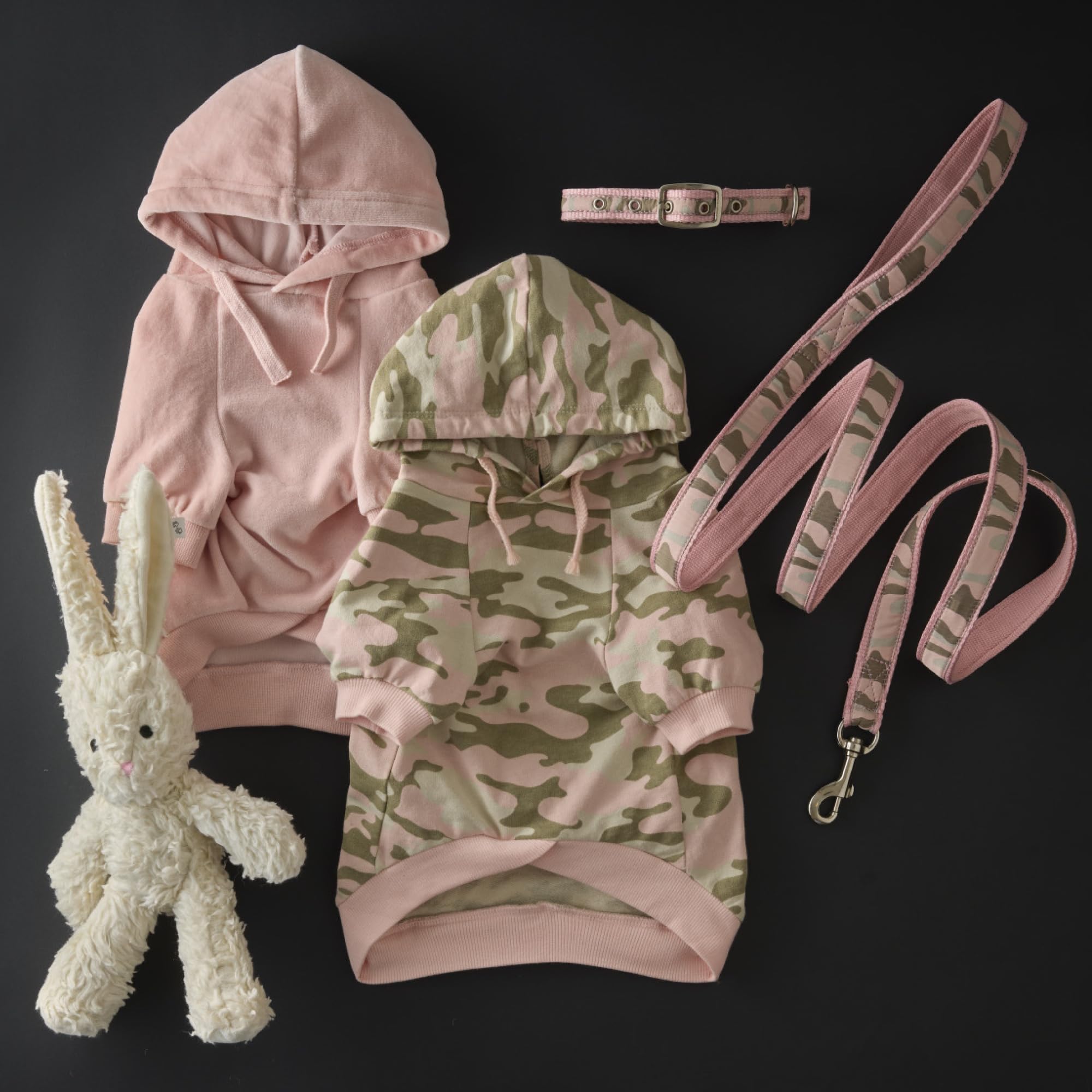 Pet Passion Recycled Ribbon Dog Leash 7 Ft. For All Pet Breeds, Camo-Pink, One Size