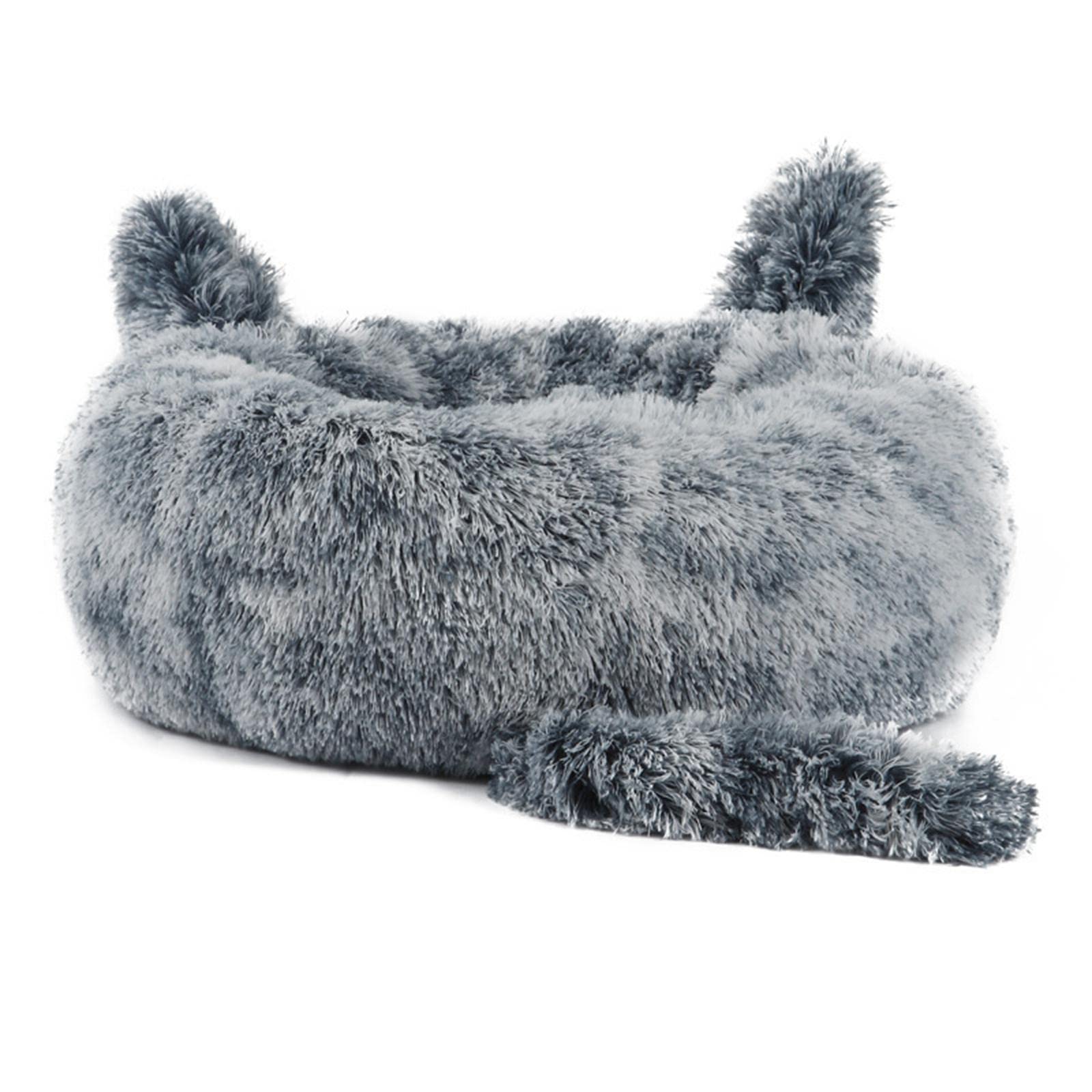 Enakshi Round Pet Blanket Dog Bed Soft Cats Warm House for Kitty Small Medium Dog Gradient Gray 70cm |Pet Supplies | Cat Supplie