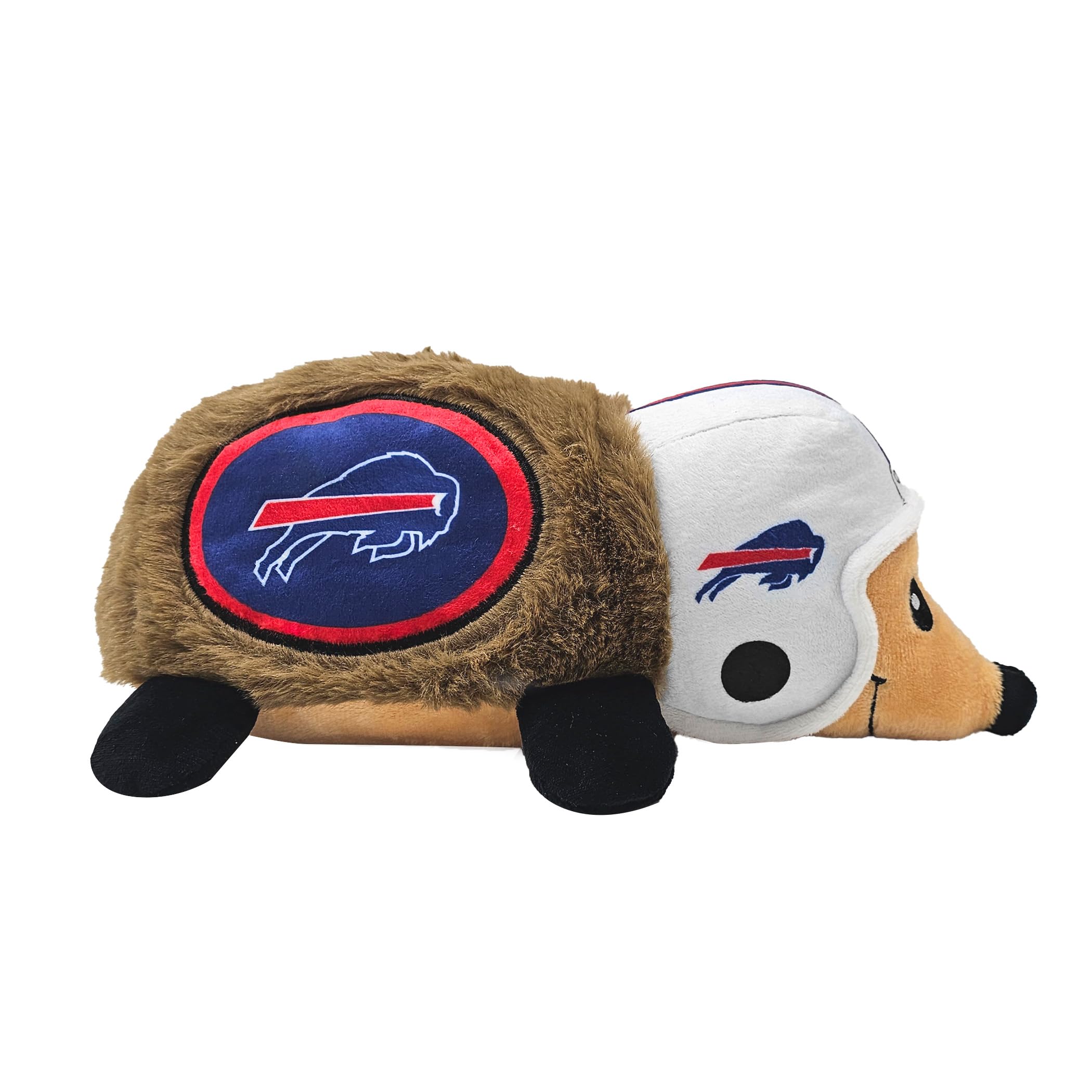 Nfl Buffalo Bills Plush Hedgehog Toy For Dogs & Cats, Cool Soft Pet Toy For Fun And Interactive Play, Dog Chew Toy With Squeaker