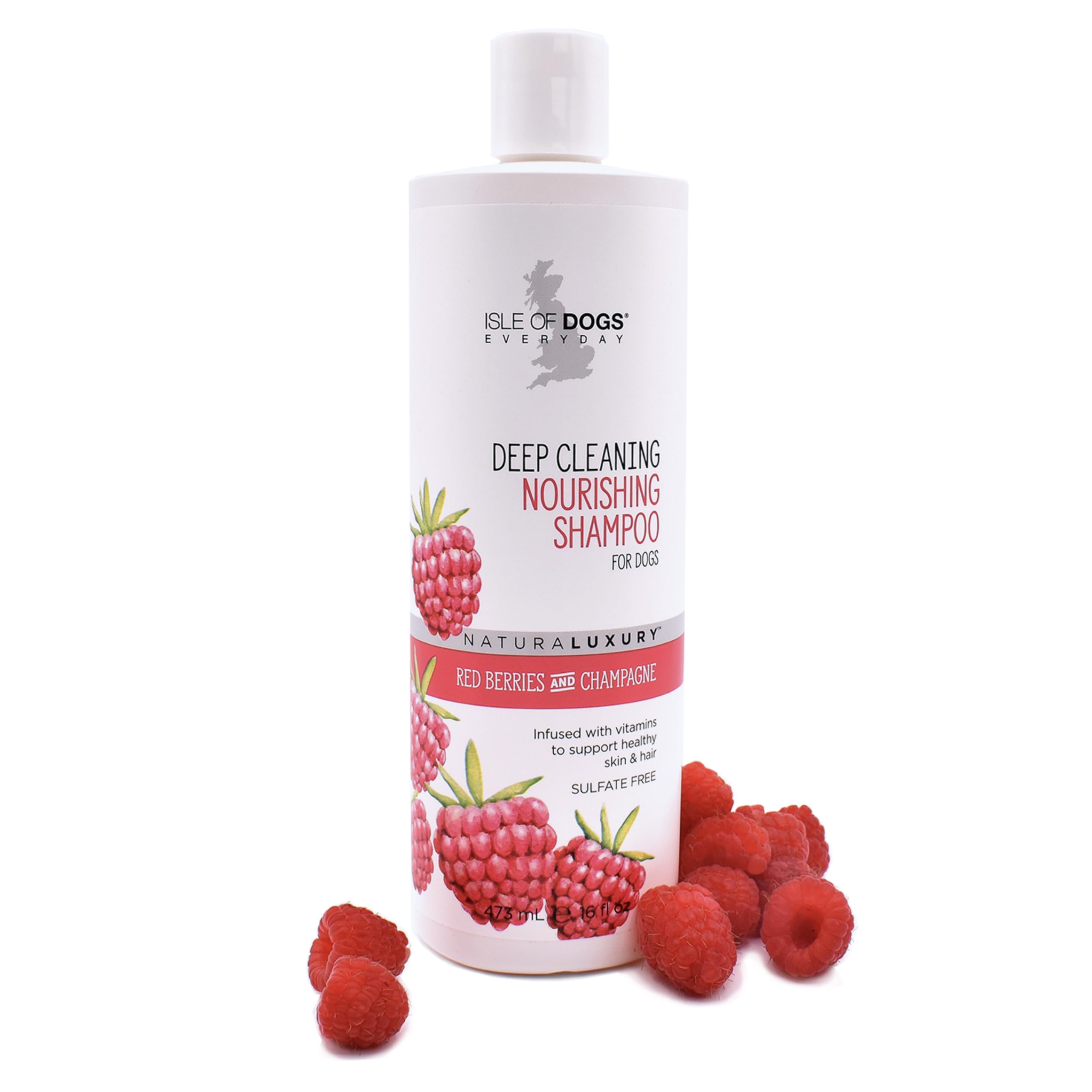 Isle of Dogs Deep Cleaning Shampoo, Sulfate Free, 16 Ounce (822-16)