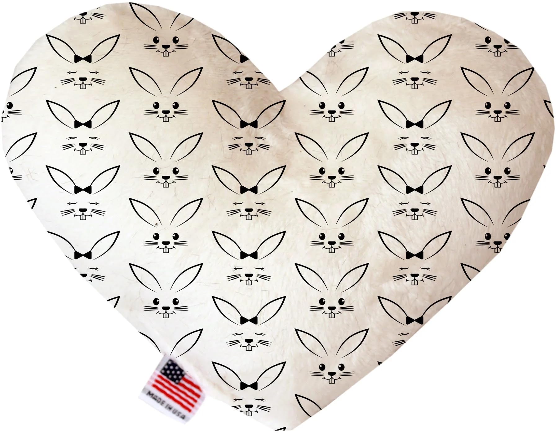 Pet and Dog Plush Heart or Bone Toy, "Easter Group" (Available in different sizes, and 10 different pattern options!) Easter Eggs 8" Plush Heart