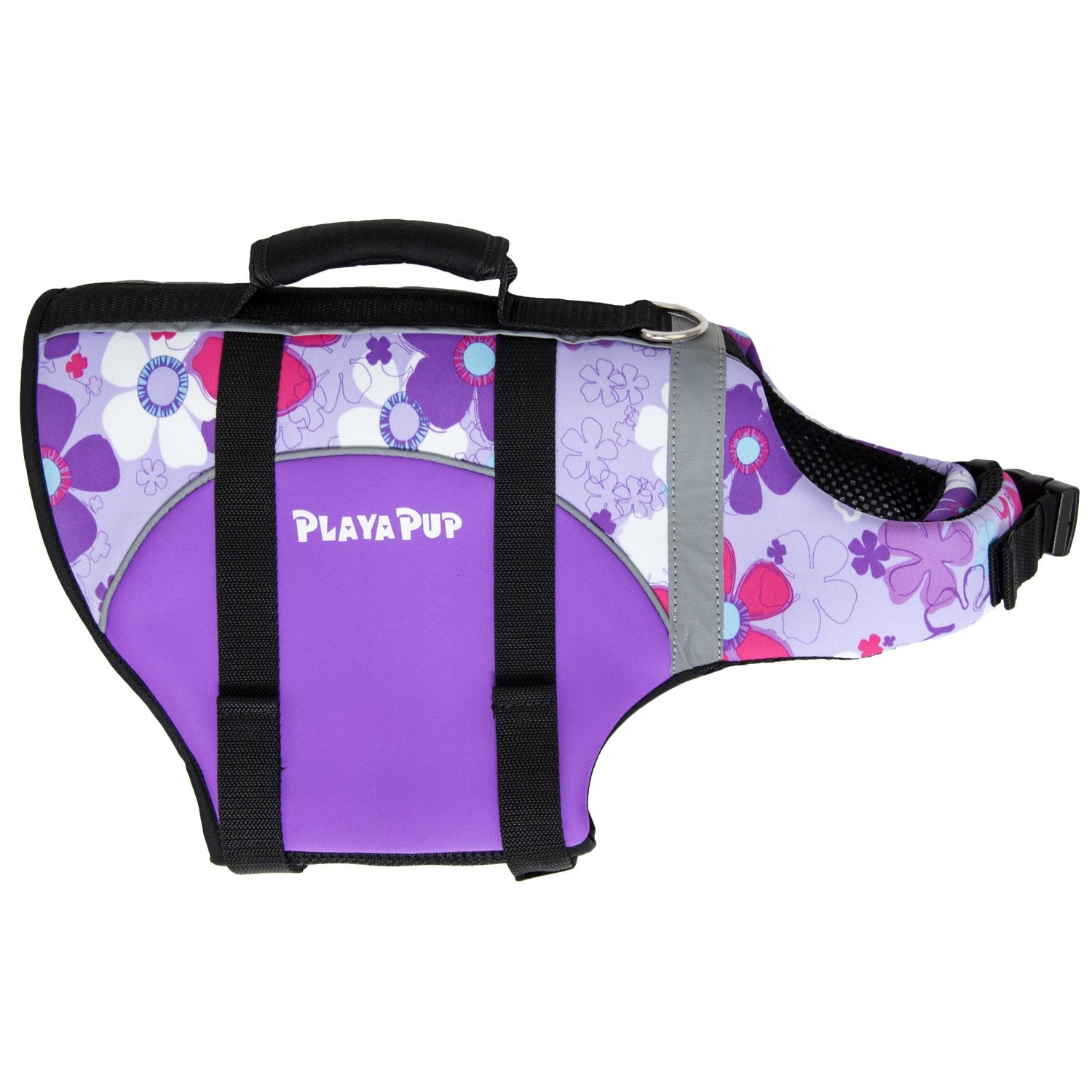 PlayaPup Dog Life Jacket, Medium, Orchid