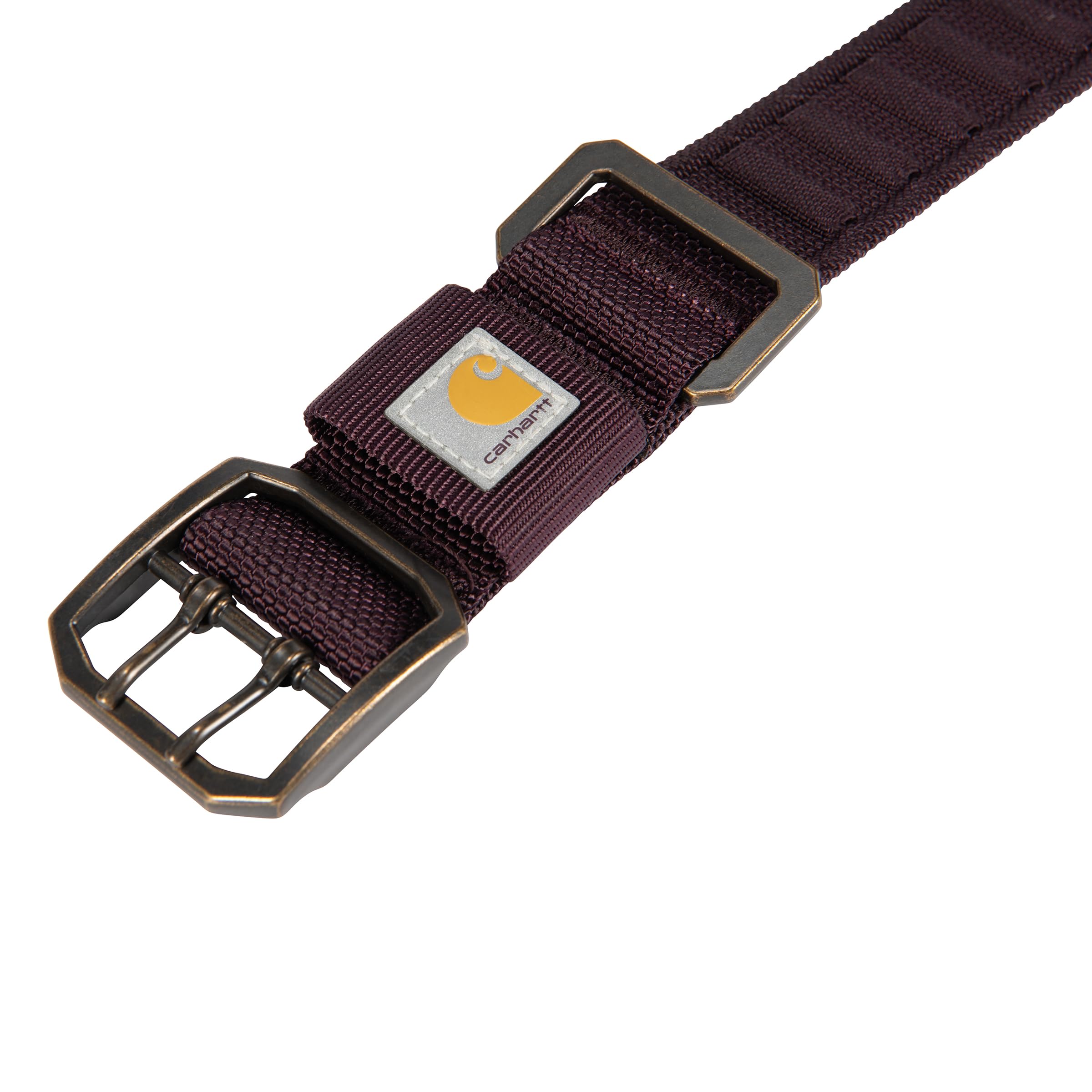Carhartt Pet Adjustable Nylon Dog Collar, Medium, Deep Wine, Heavy Duty for Walking & Training, Model P000046064303