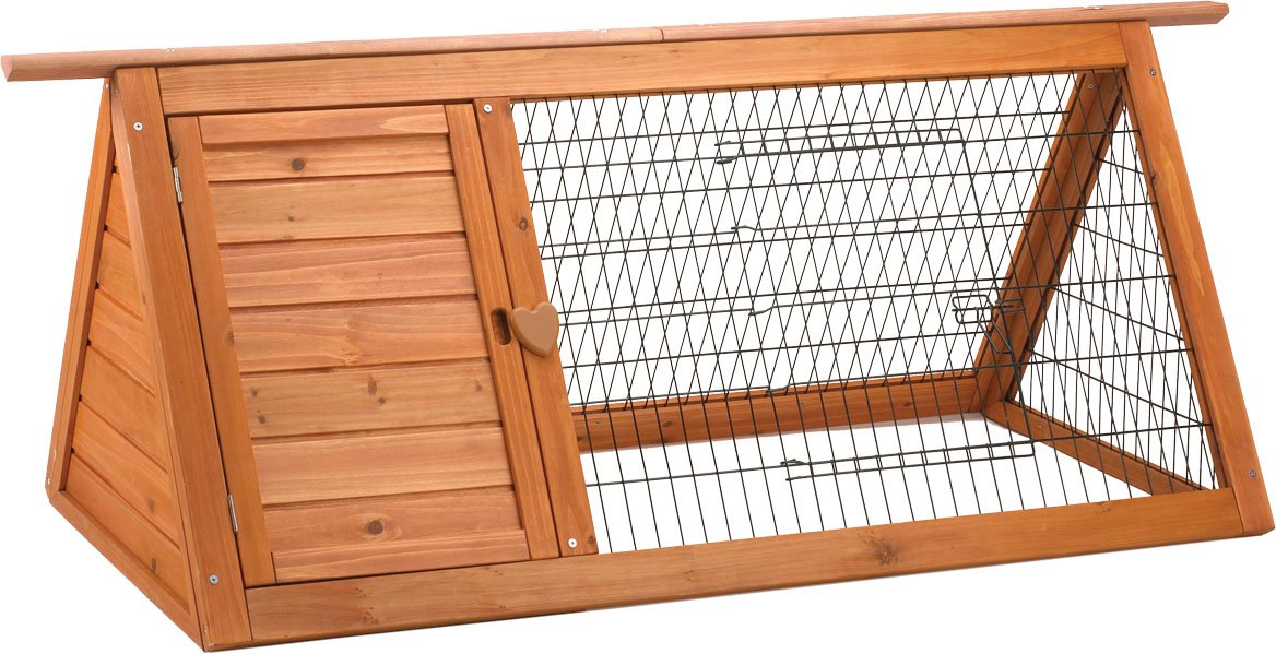 Ware Manufacturing 089106 Premium Plus Backyard Hutch for Rabbits and Small Pets, 53.5" L x 24.5" W x 21.0" H