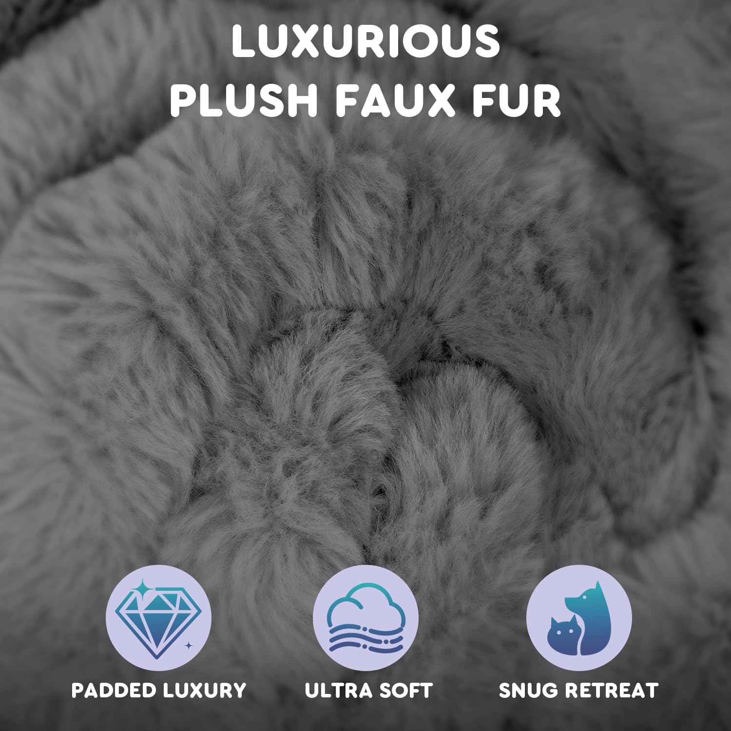 Mora Pets Cat Beds For Indoor Cats Dog Crate Pad Fluffy Dog Bed Mat For Small Dogs Kitten Warm Washable Pet Mat For Dog Cages 24