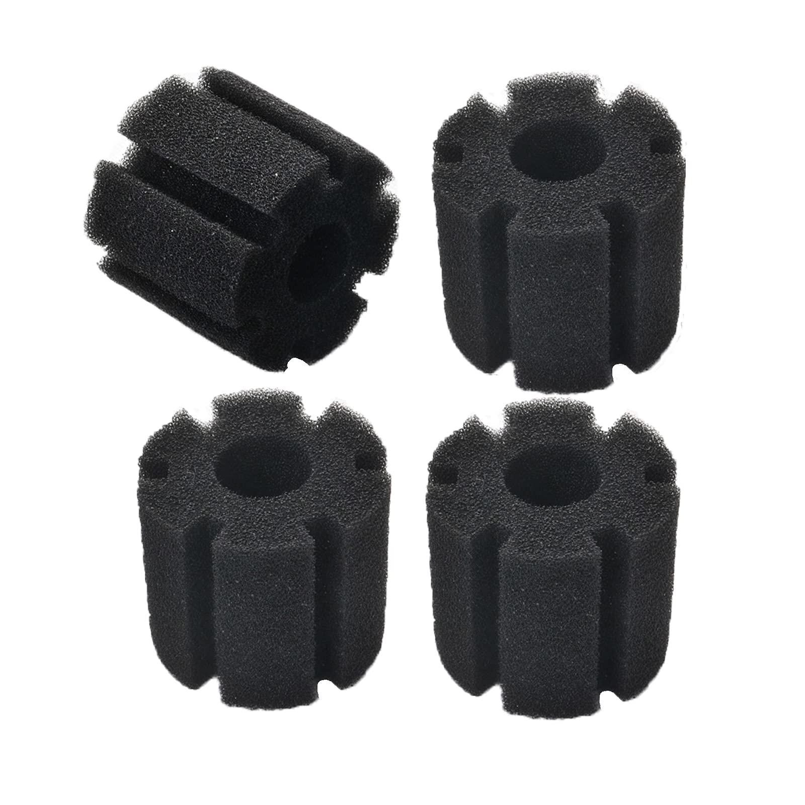 Aquaneat Aquarium Sponge Filter Replacement, Fish Tank Foam Replacement,4 Packs (Middle Up To 20Gal)