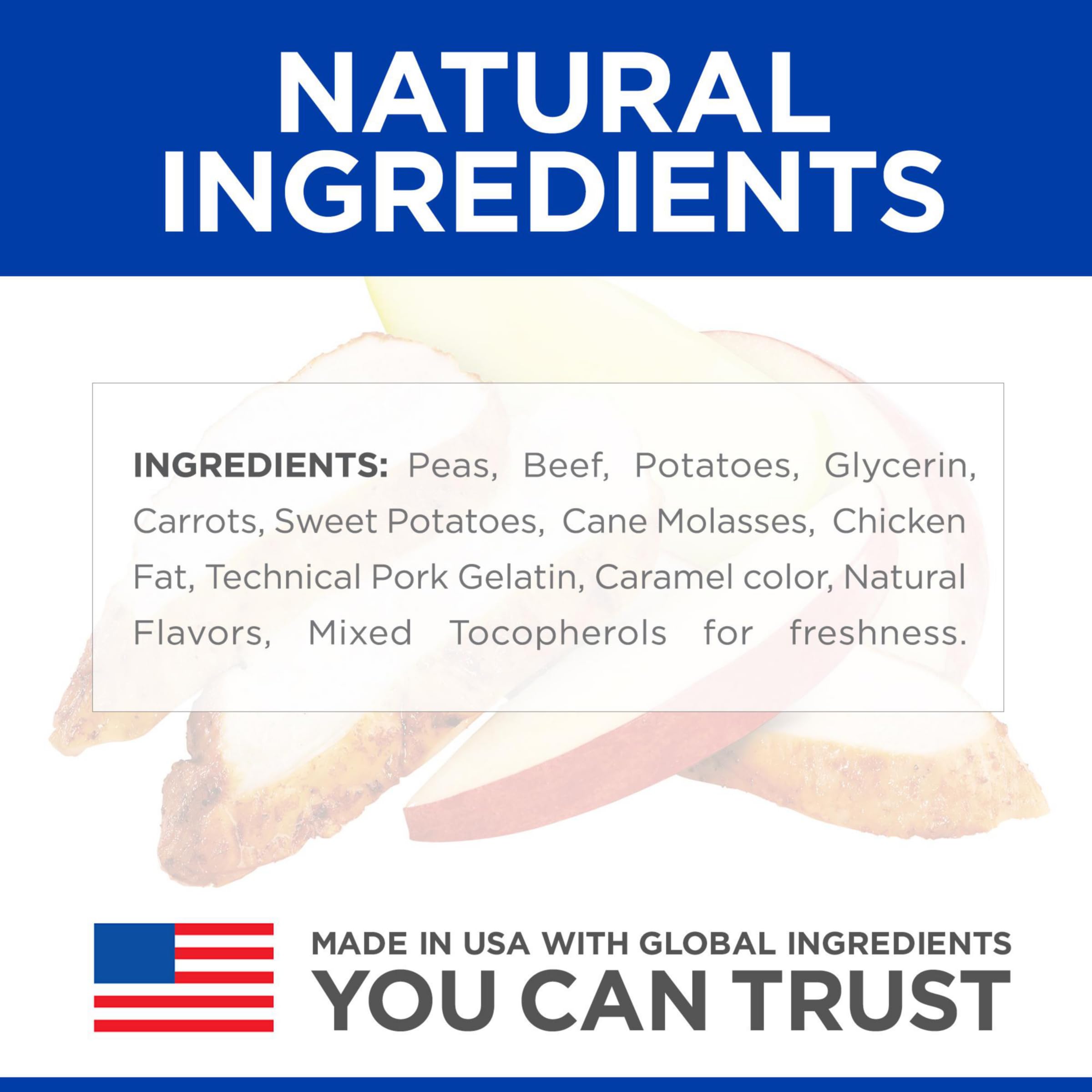 Hills Grain Free Soft Baked Naturals, All Life Stages, Great Taste, Dog Treats, Beef & Sweet Potato, 8 oz Bag