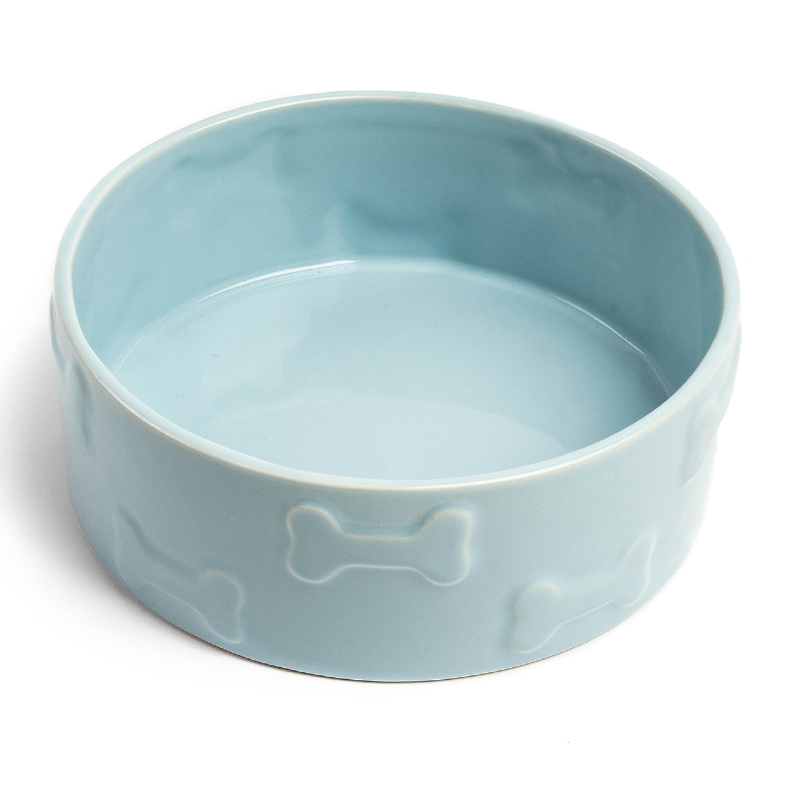Park Life Designs Pet Bowl | Manor (Medium, Blue)
