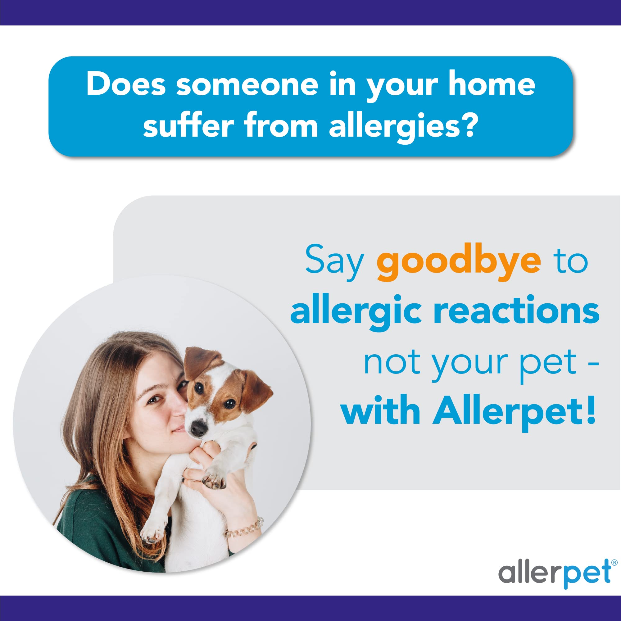 Allerpet Dog Dander Remover with Free Grooming Gloves - 12oz - Effective for Allergens & Canine Dry Skin Treatment