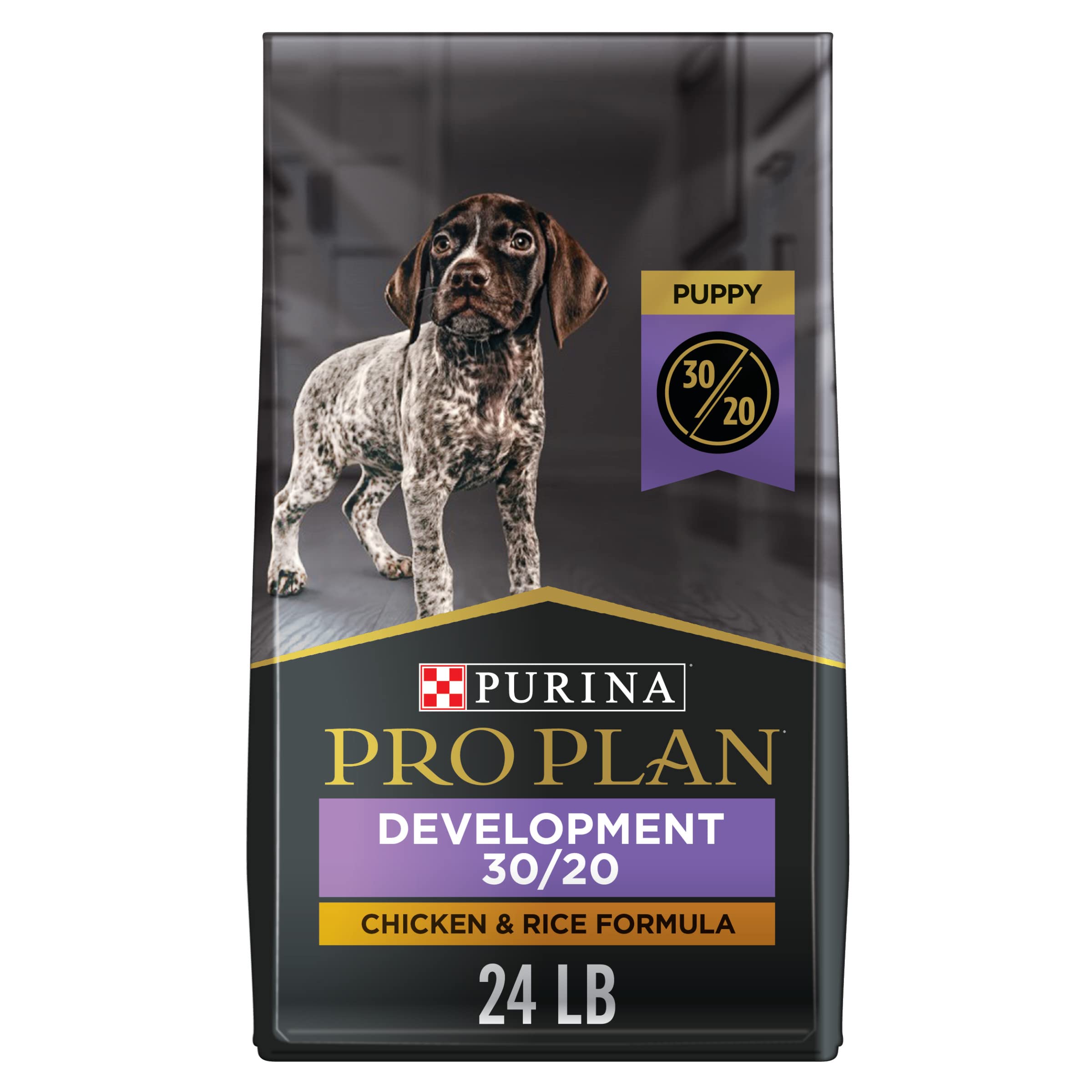 Purina Pro Plan Sport Development 30/20 Chicken and Rice Formula High Protein Dog Food for Puppies - 24 lb. Bag
