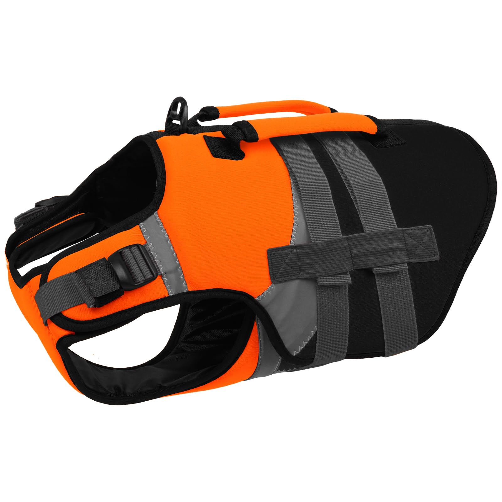 Kuoser Dog Life Jacket Xl, High Flotation Dog Life Vest For Swimming Boating, Reflective Dogs Swimsuit Lifejacke With Double Res