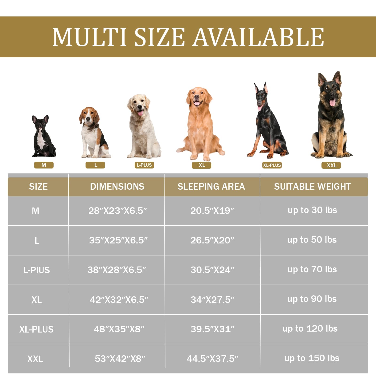 Bedfolks Orthopedic Dog Bed, Waterproof Dog Sofa Bed For Medium Dogs, Egg Foam Pet Couch Bed With Removable Washable Cover And N