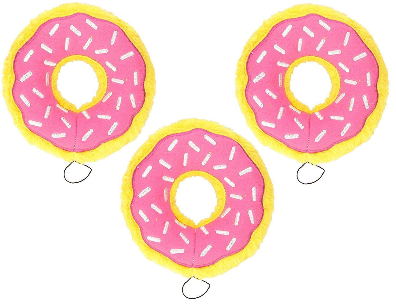 Zippypaws Dog Donutz Toy Strawberry Sprinkle