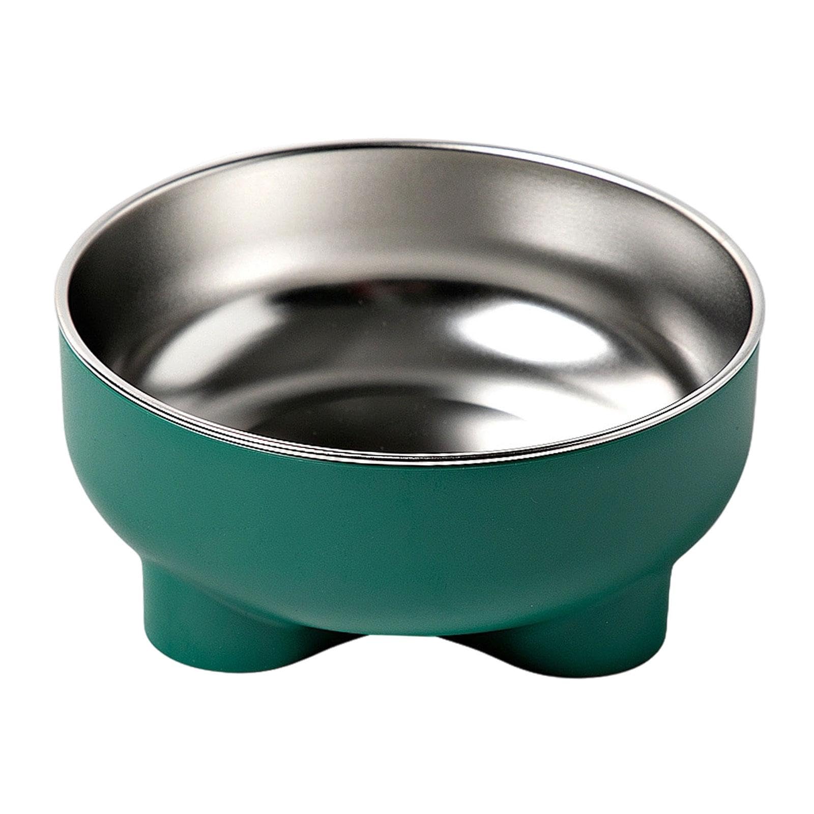 Atorse Cat Dog Bowl Multiuse Easy To Clean Anti Slip Sturdy Stylish Water Food Bowl Green|Pet Supplies|Dog Supplies|Dishes, Feed