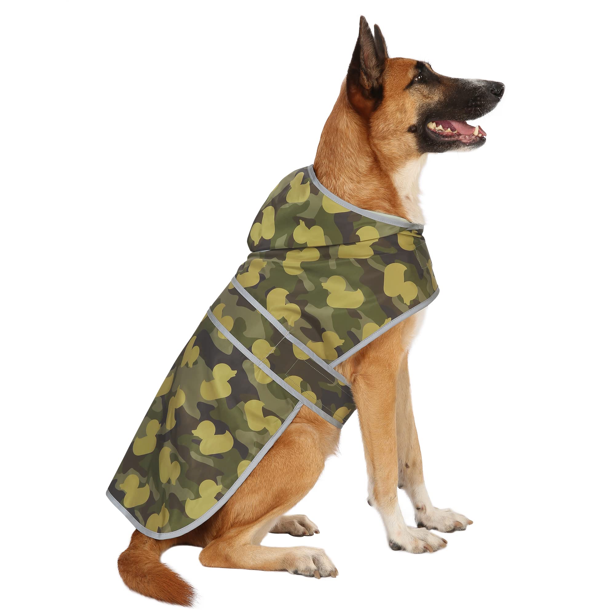 Dog Raincoats For Large Dogs, Waterproof Large Dog Raincoat, Reflective Dog Poncho Rain Jacket Coat For Large Pets And Dogs