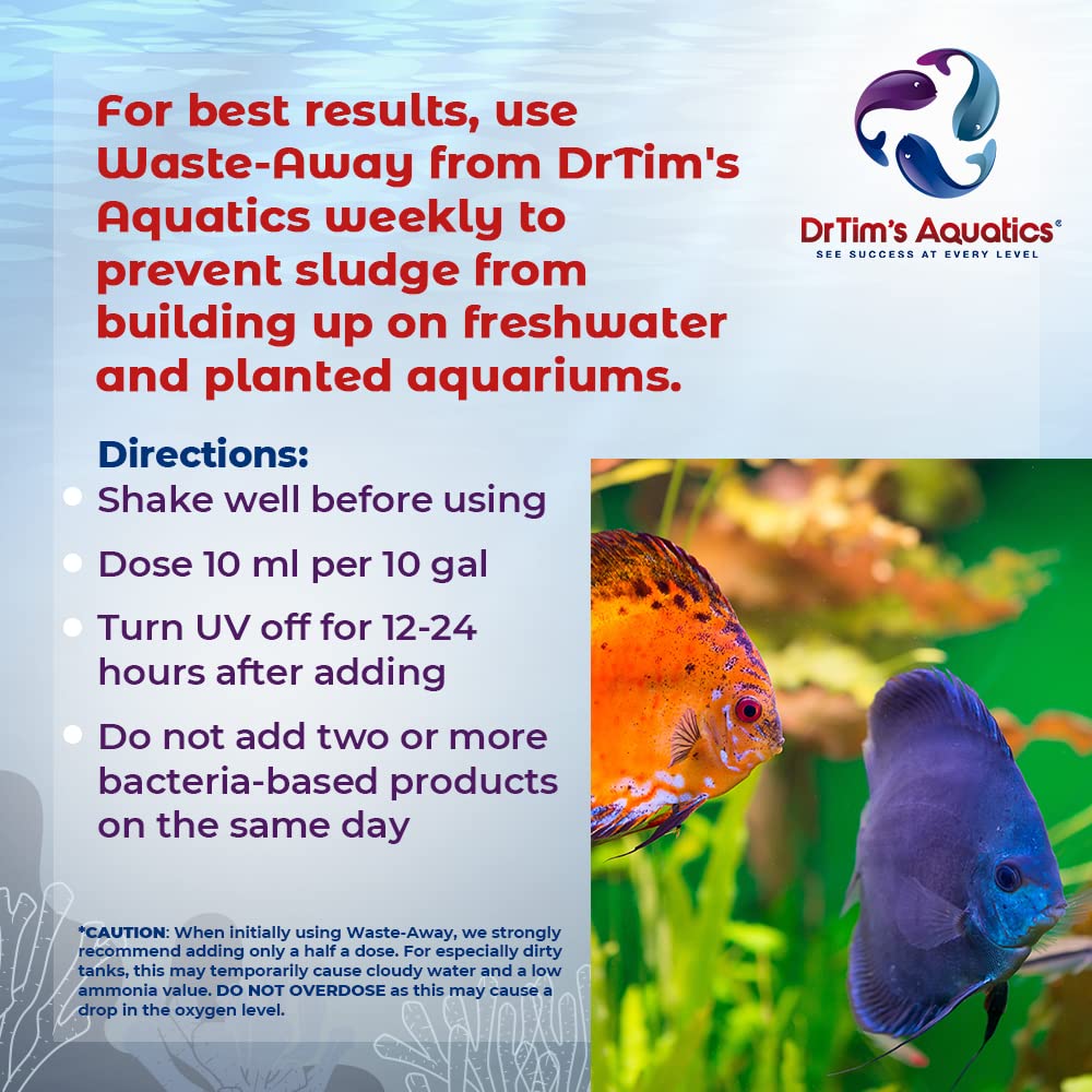 Dr. Tims Aquatics Waste-Away Freshwater 16 Oz
