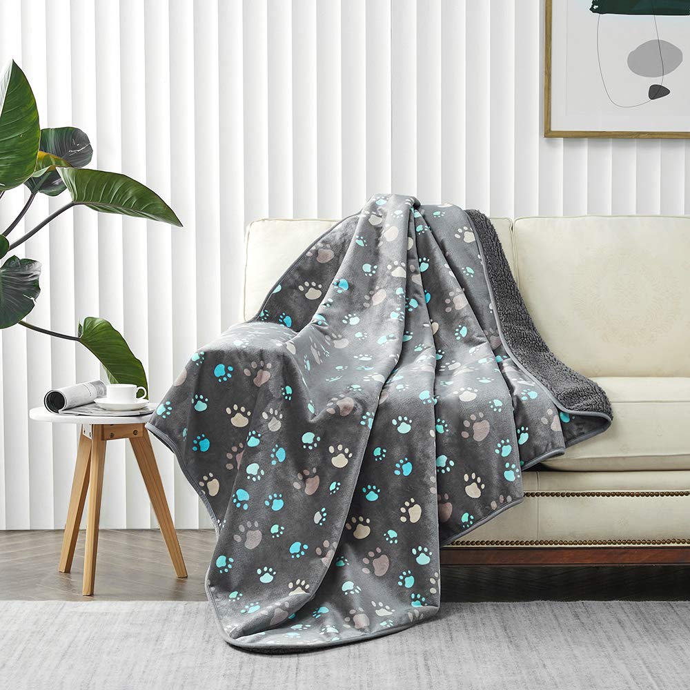 Waterproof Pet Blanket 39 X 27 Inches For Couch, Chairs, Car, Or Bed, Machine Washable Triple Layer Tech Waterproof Furniture Pr