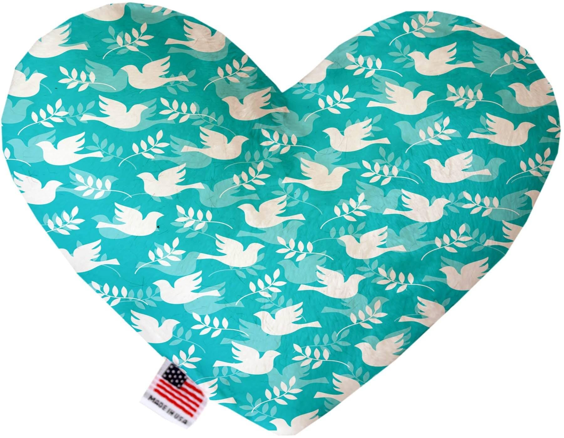 Pet and Dog Plush Heart or Bone Toy, "Winter Wonderland Group" (Available in different sizes, and 10 different patterns!) Look At Frosty Go 10" Plush Bone