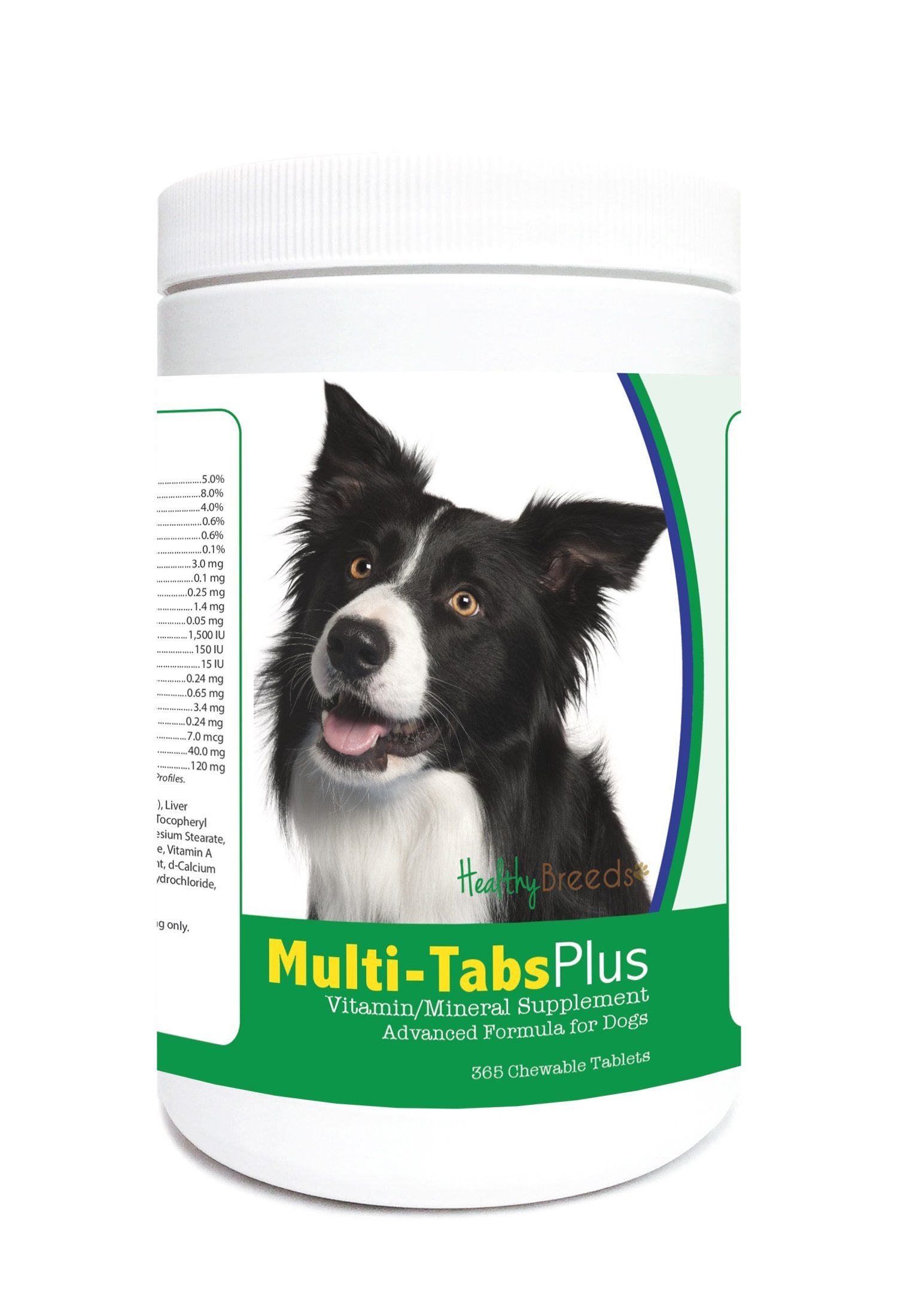 Healthy Breeds Border Collie Multi-Tabs Plus Chewable Tablets 365 Count