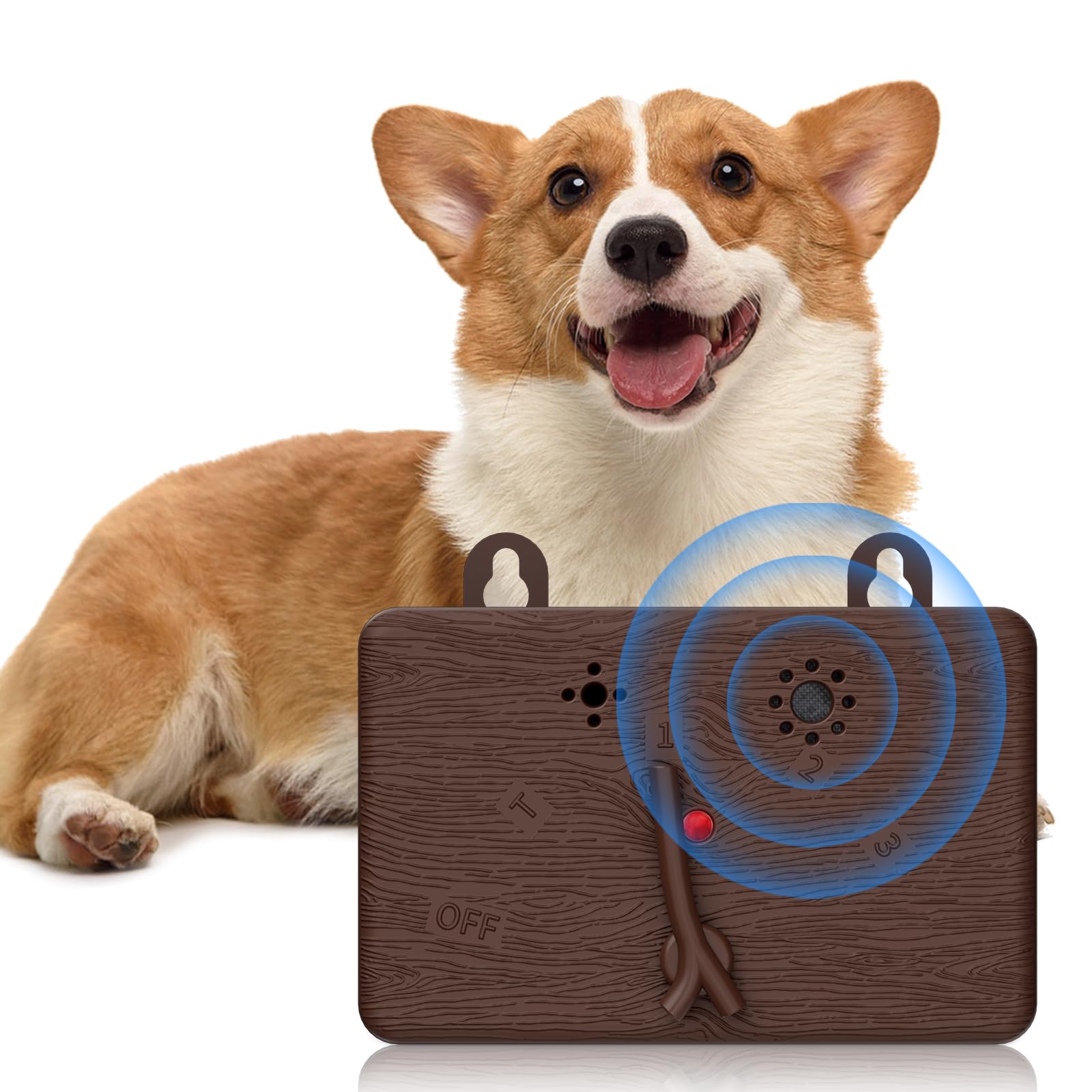 Autbnjrska Anti Barking Devices For Dogs, 50Ft Ultrasonic Dog Bark Control Devices With 4 Modes, Ultrasonic Dog Deterrent Bark B