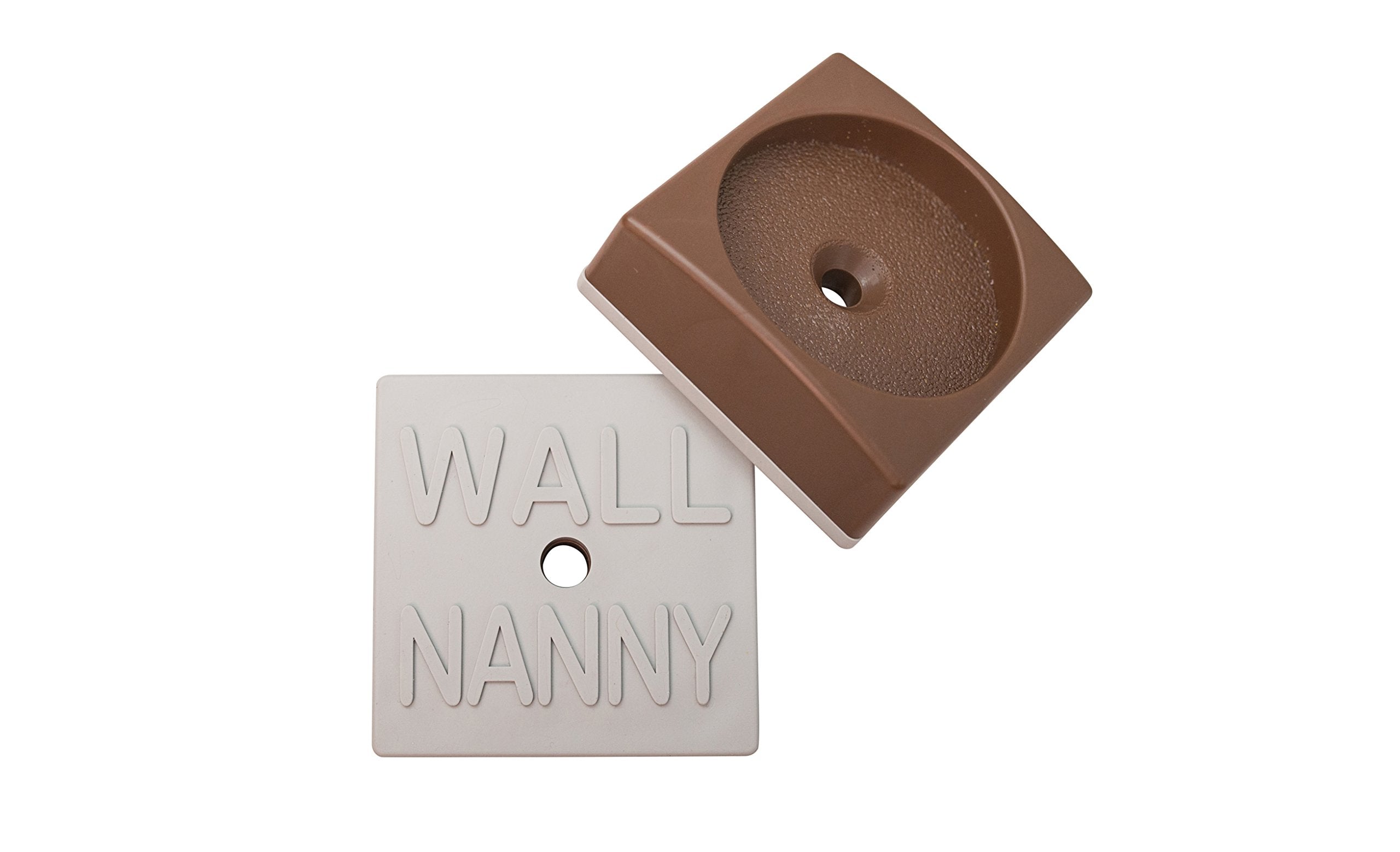 Wall Nanny Mini (4 Pack - Made in USA) Smallest Low-Profile Wall Protector for Baby Gates - Perfect in Doorways - Best Saver Cup