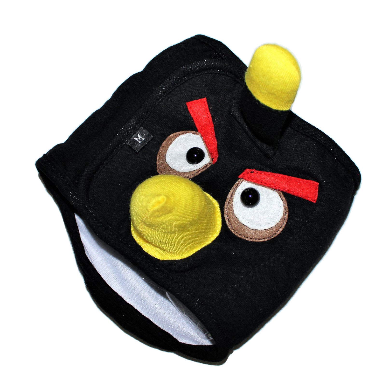 Dog Puppy Funny Diaper Belly Band Male Boy For Small Breeds (Black, L - Waist 13' - 16')