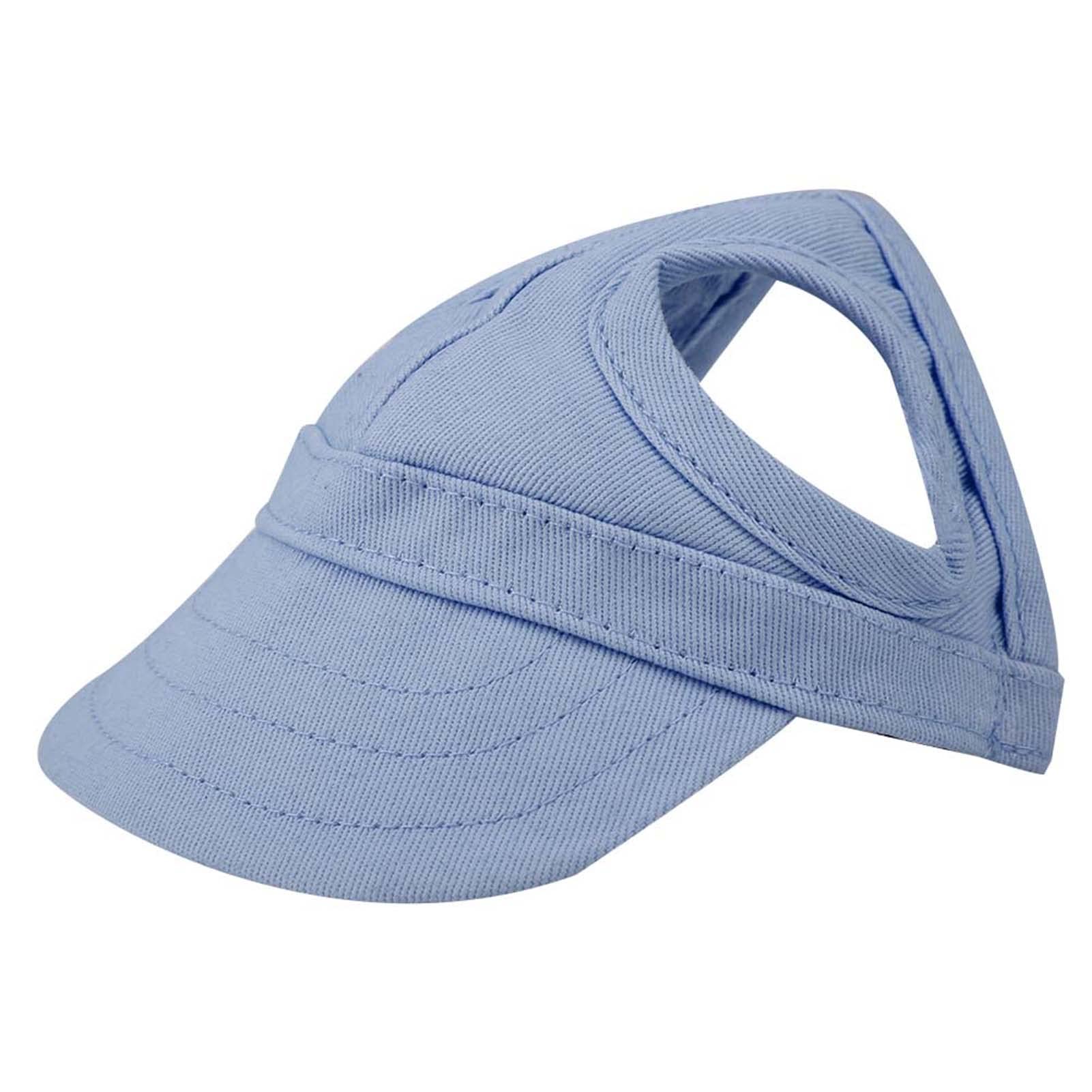 Generic Dog Baseball Hat, Blue, S, M, L - Uv Protection, Ear Holes
