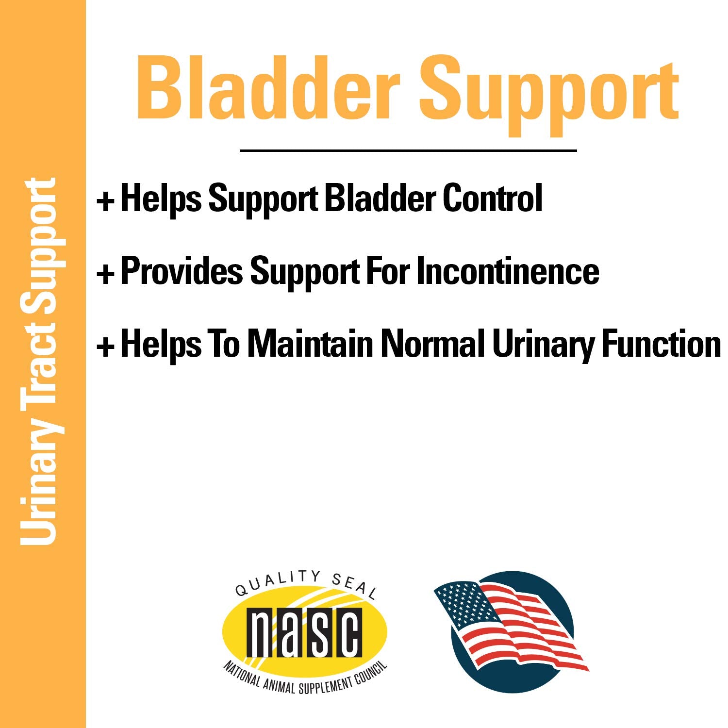 Vet Classics Bladder Support Dog Supplement - Maintains Bladder Health, Helps Incontinence - 60 Soft Chews