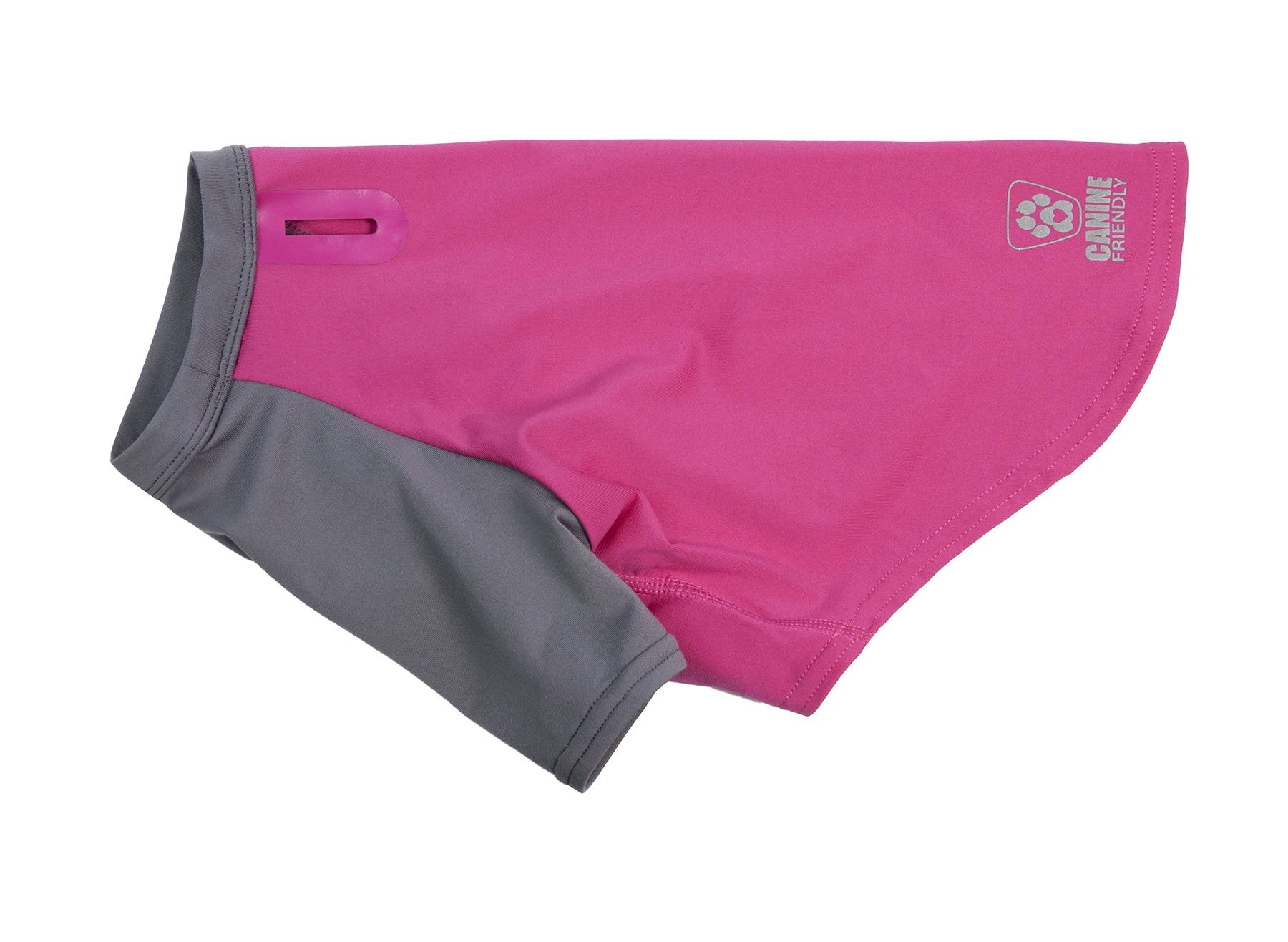 Canine Friendly 66701014 Solis Uv Sun Protection Coverup Dog Shirt, Xx-Small, Raspberry/Charcoal