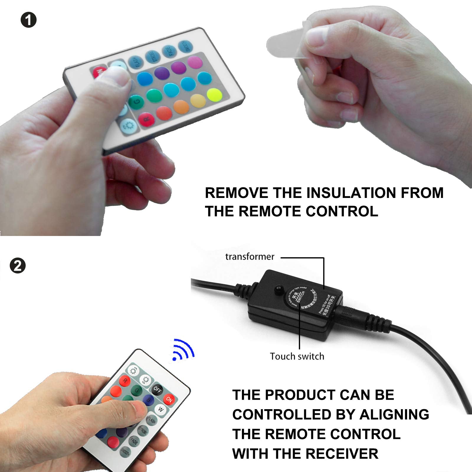 Szminiled Submersible Aquarium Light, Fish Tank Light With Air Bubble Hole, Rgb Color Changing Brightness Adjustable Ip68 Waterproof Remote Control Led Light For Aquarium Fish Tank 35 Inch