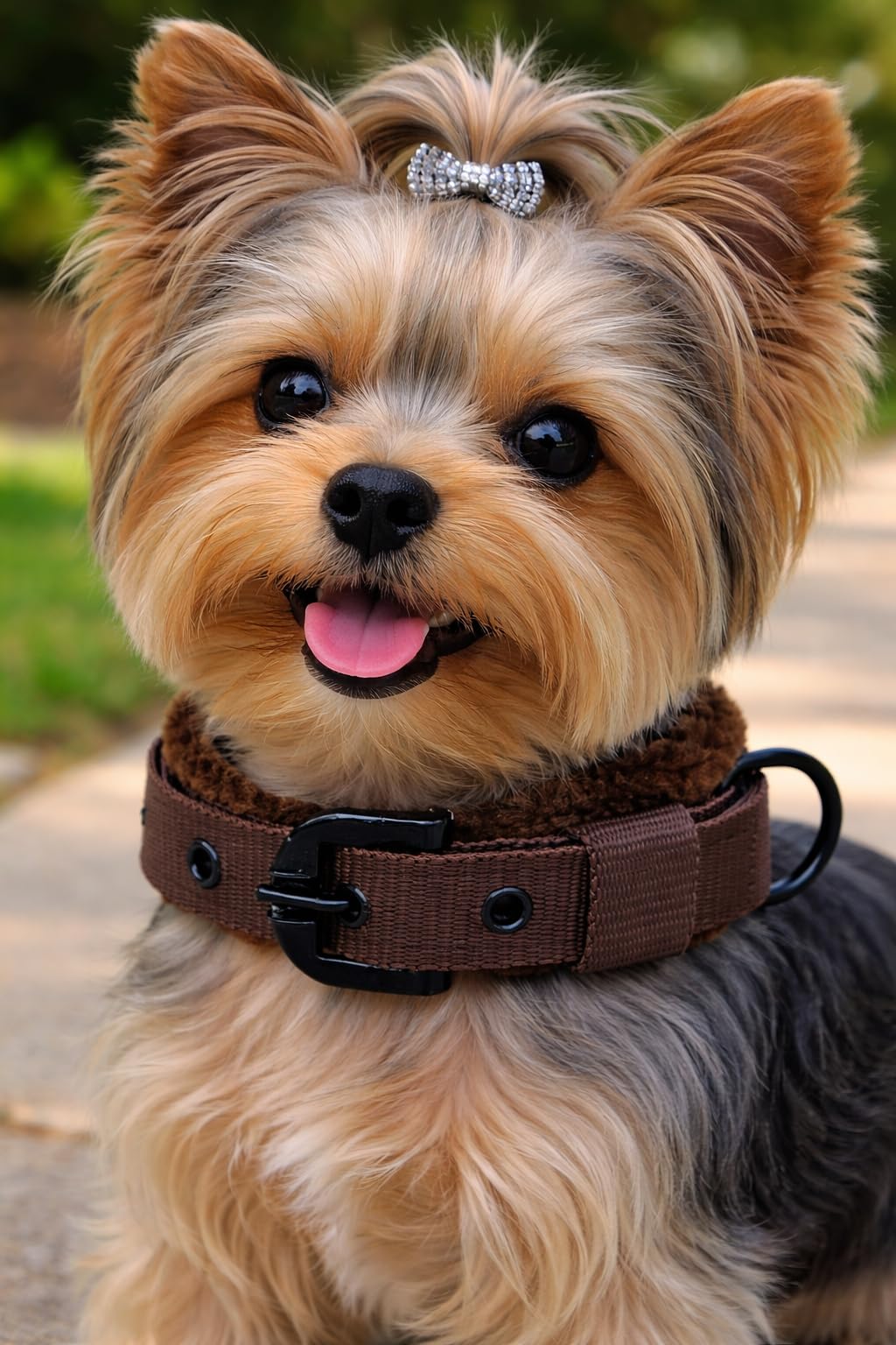 Soft Fur Padded Dog & Cat Collar | Adjustable Lightweight Nylon Collar For Puppies, Small Dogs & Cats | Comfortable AntiChafing