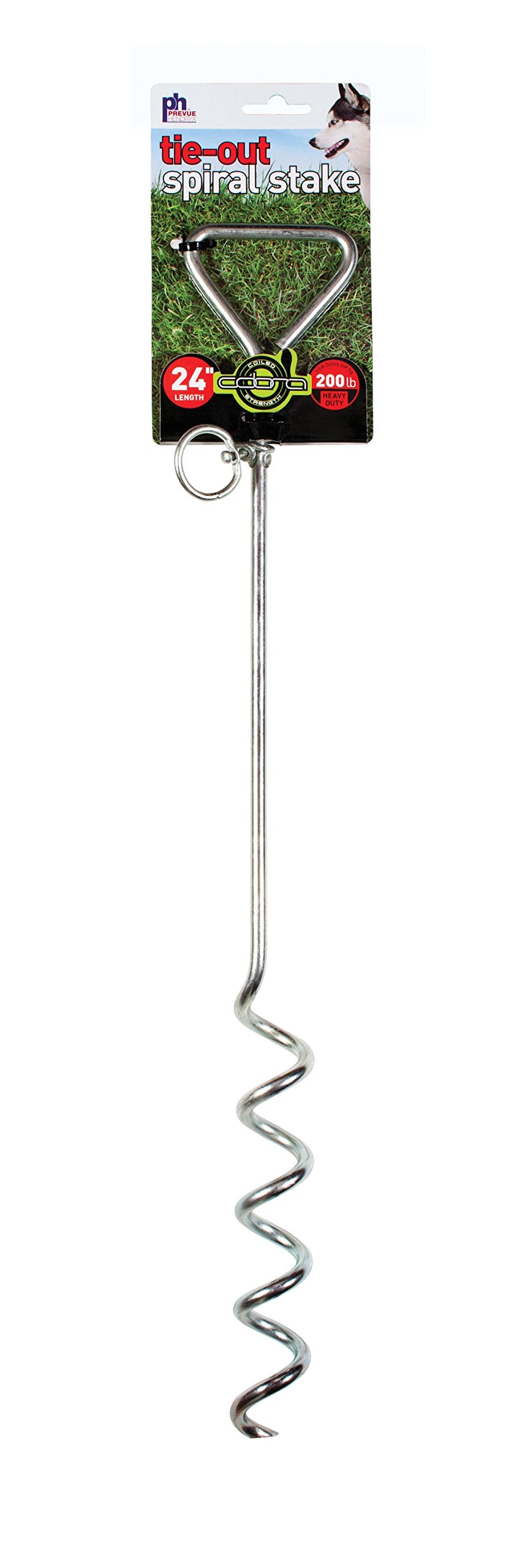 Prevue Pet Products Heavy-Duty 24" Spiral Tie-Out Stake