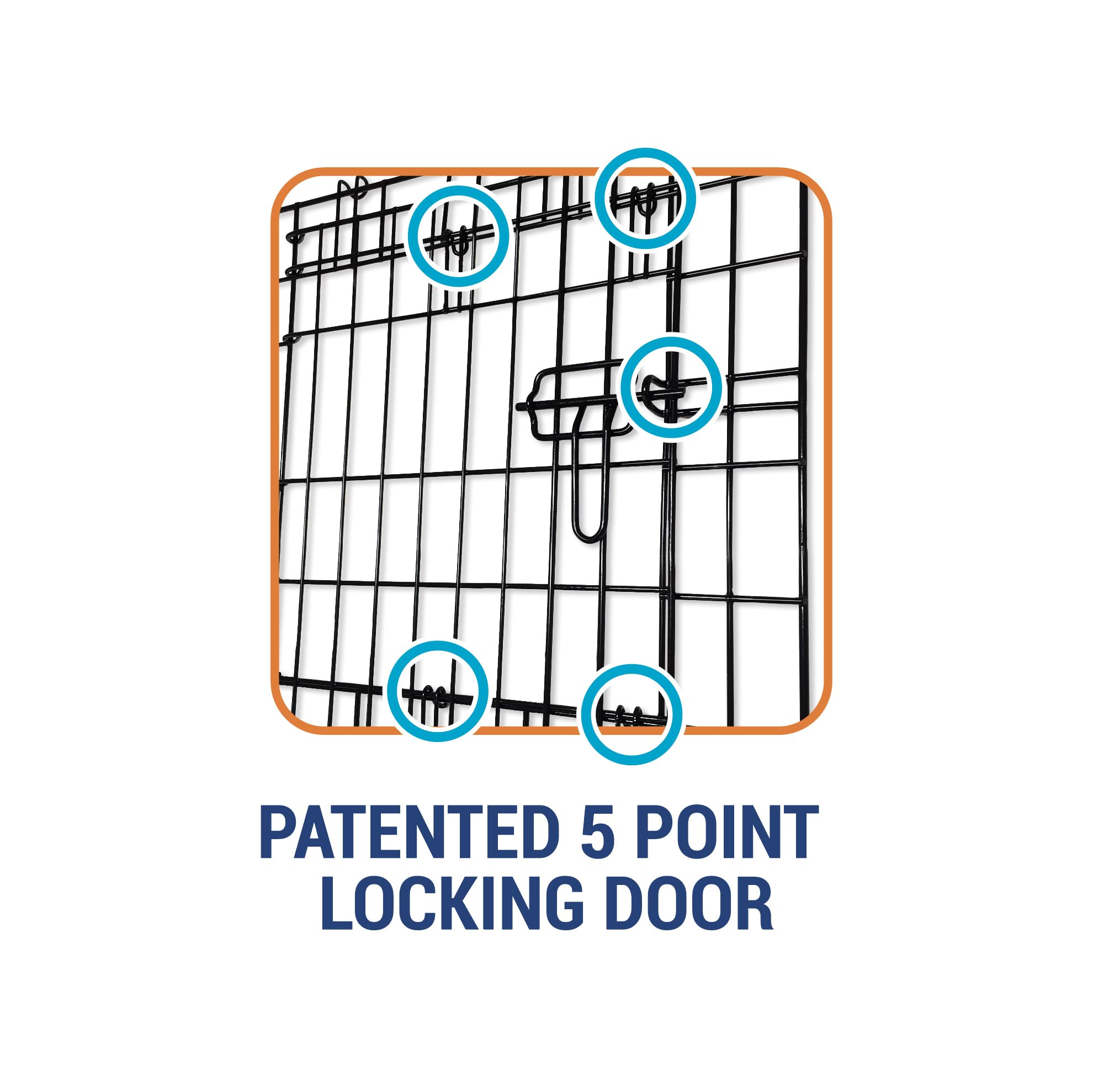 Precision Pet Products One Door Provalue Wire Dog Crate, 48 Inch, For Pets 90-125 Lbs, With 5-Point Locking System