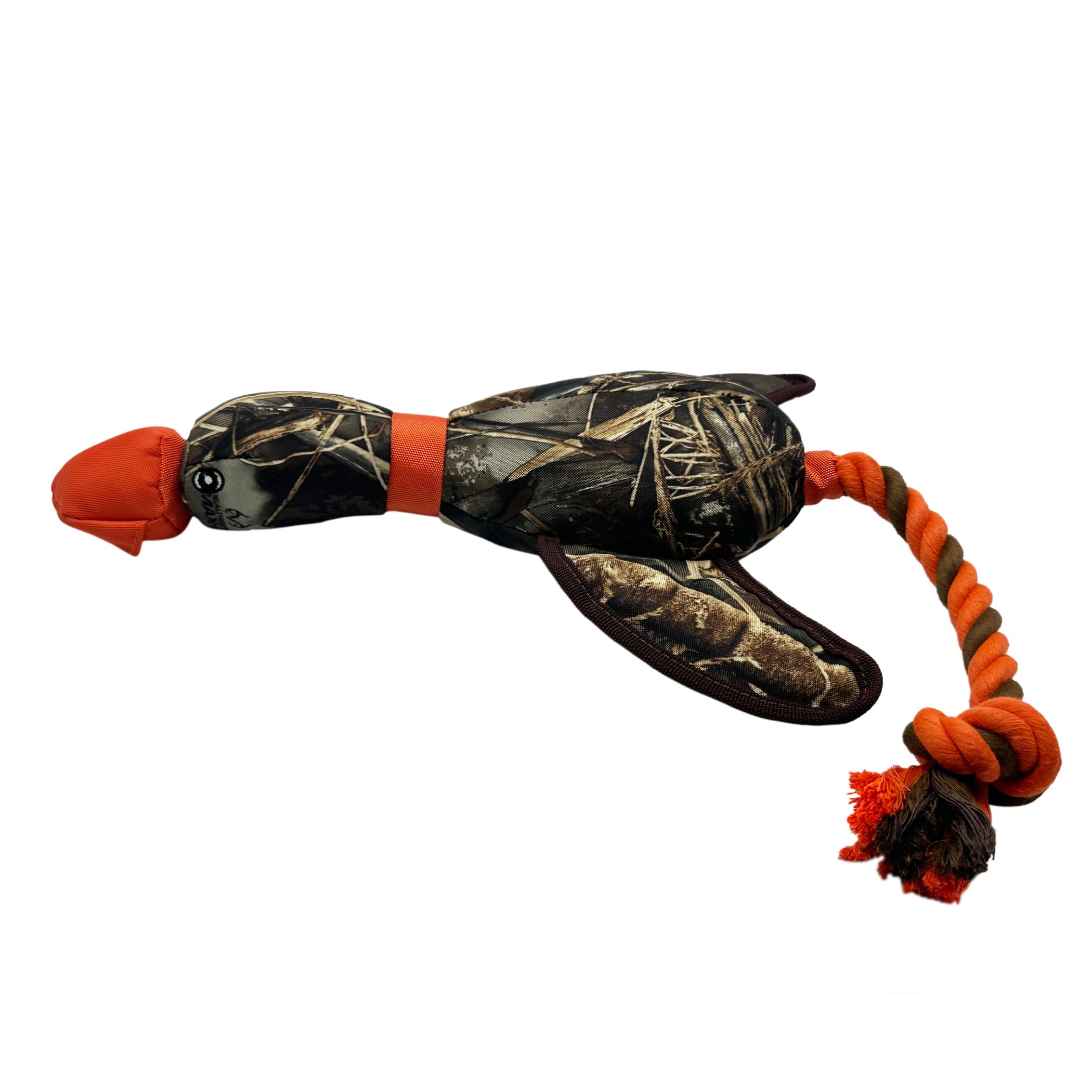 Realtree Mallard Sling-Shot Dog Toy. Best Licensed Tough Floating Toy For Dogs & Cats. Fun & Durable Pet Toy