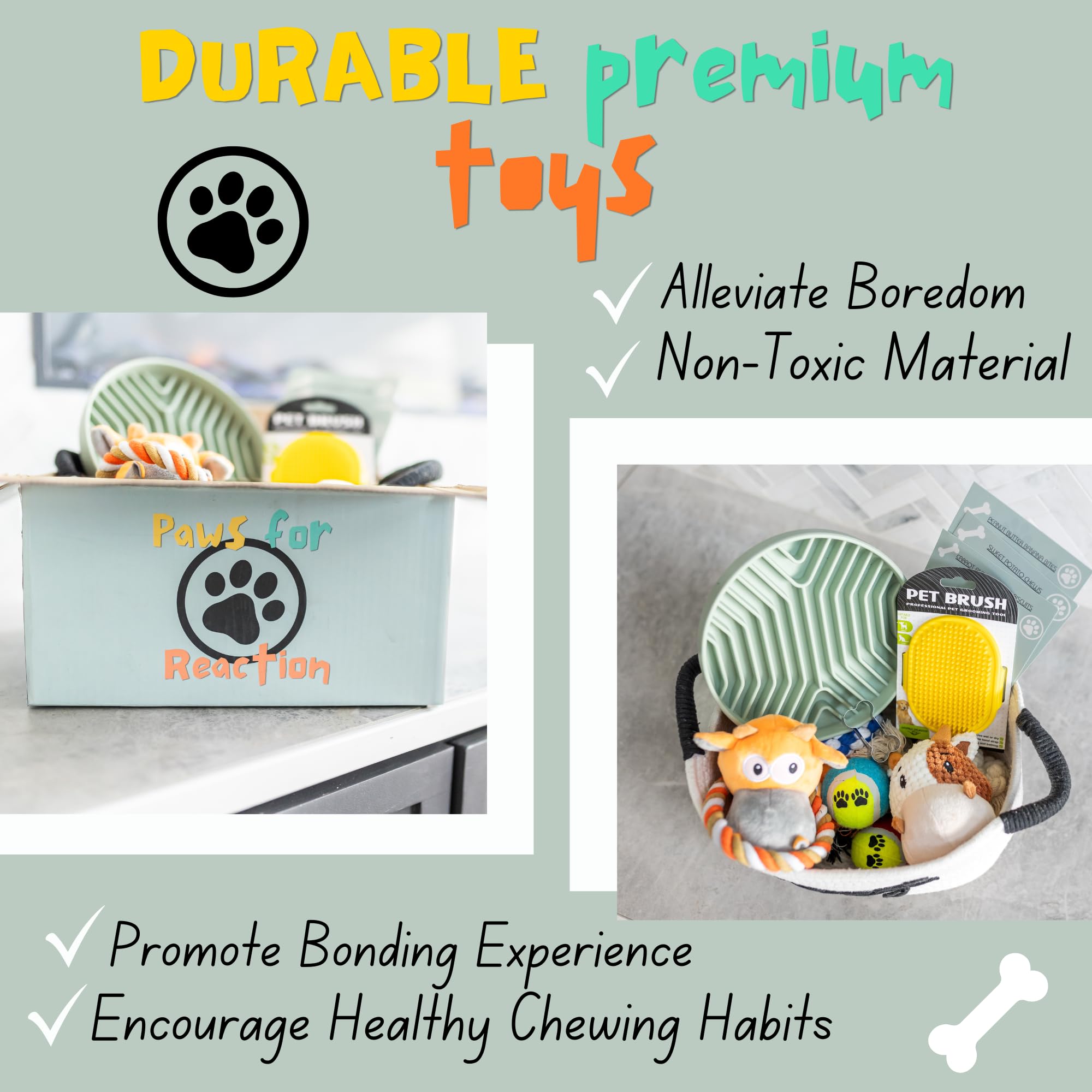 New Puppy Gift Basket - Premium Puppy Starter Kit and Dog Gift Basket with Dog Toys - Perfect Doggie Birthday Gifts and Puppy Ne