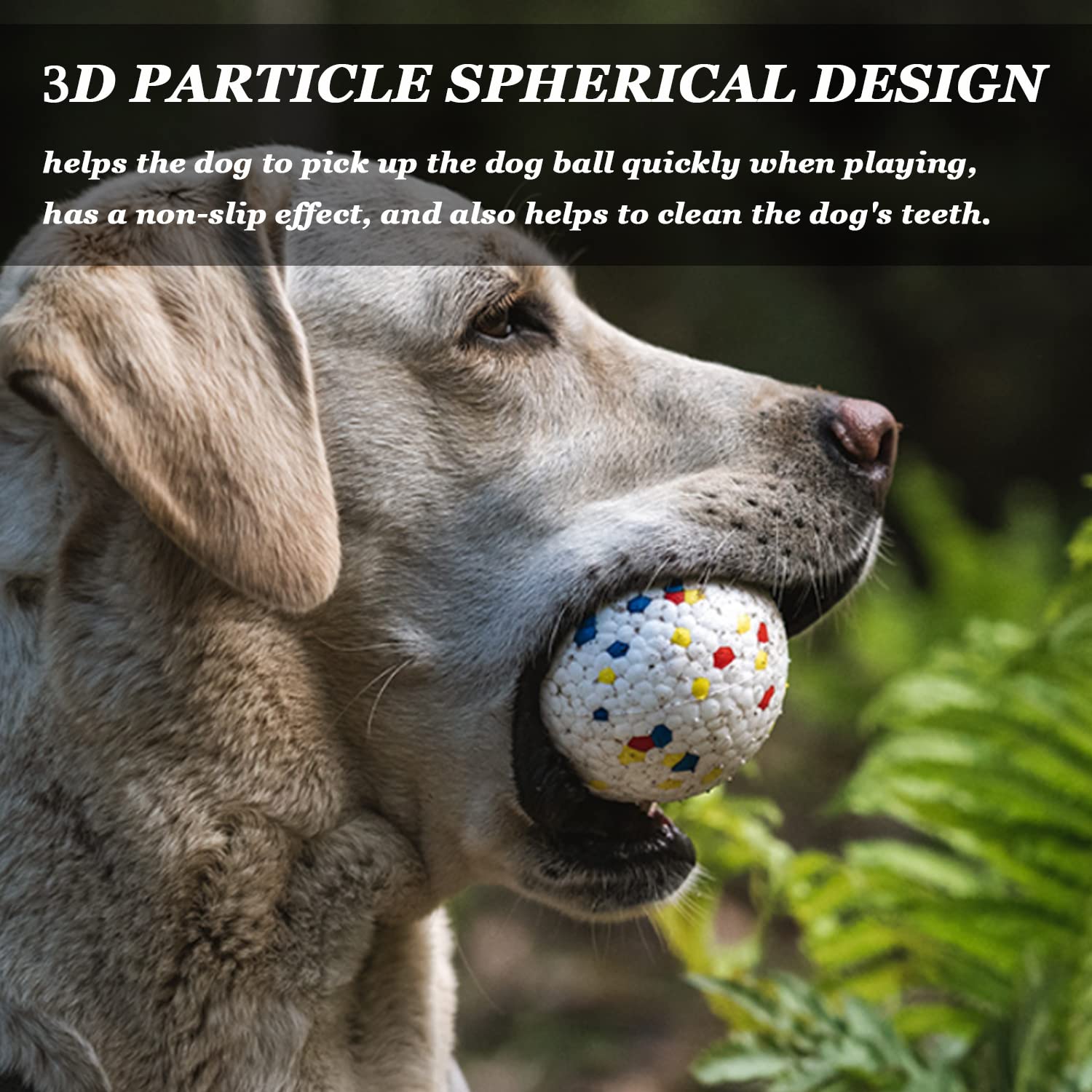 Dlder Dog Balls Toys For Aggressive Chewers,Indestructible Floating Bouncy Balls For Dogs,Lightweight Dog Chew Balls,Fetch Balls For Large&Medium Dogs