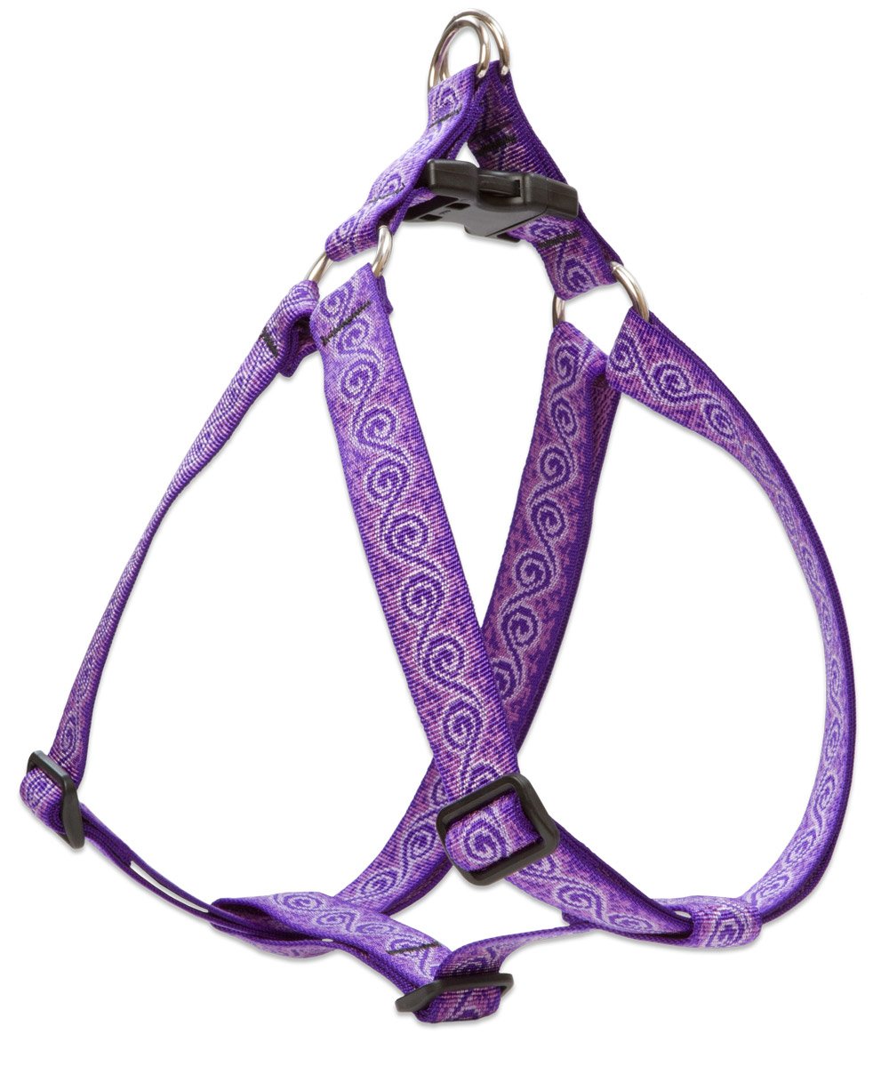 LupinePet Originals 1'' Jelly Roll 19-28'' Step In Harness for Medium Dogs