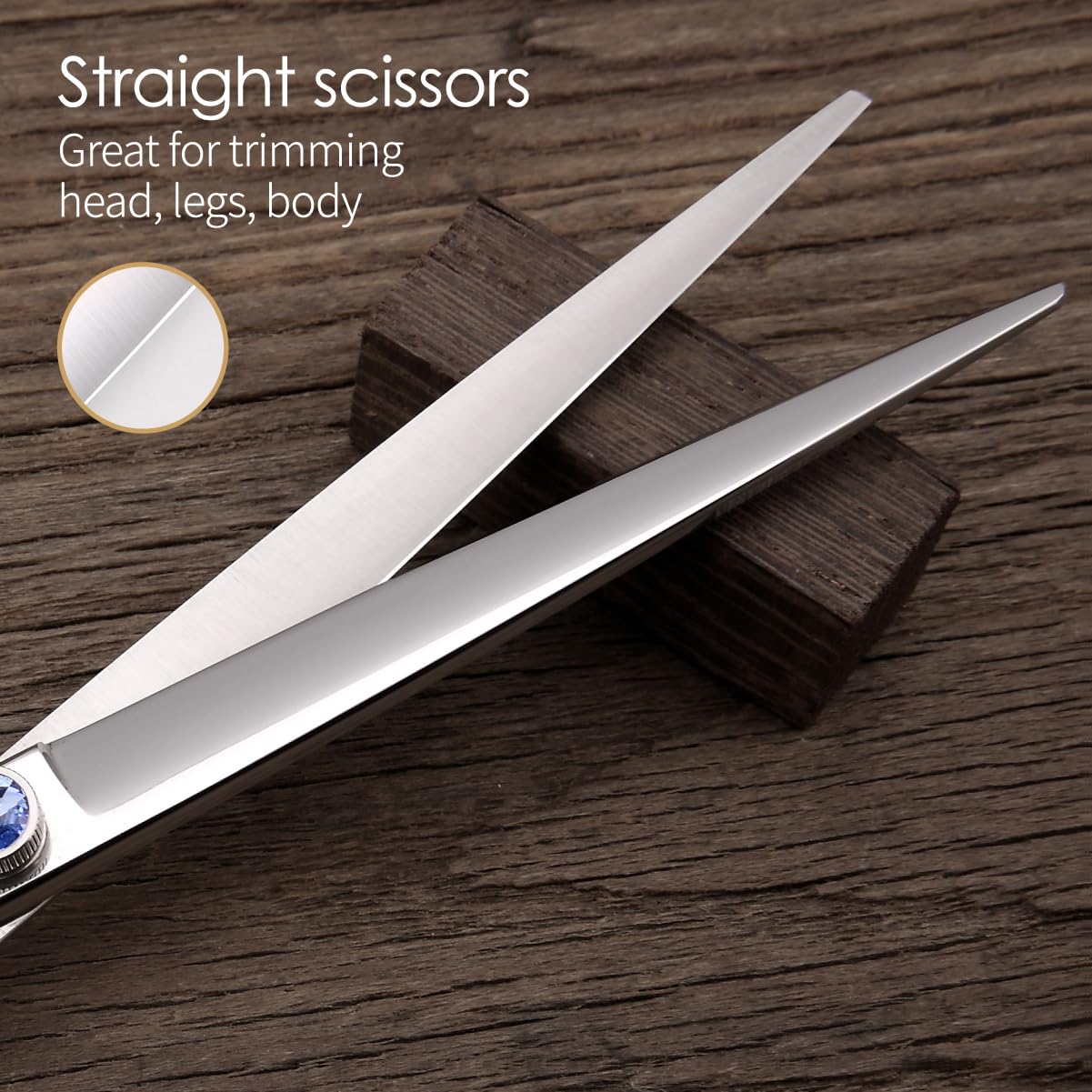 Left Handed Dog Grooming Scissors Kit 7 In Professional Curved Thinning Straight Shears 3Pcs Set For Grooming Dogs Cat Pet Japan