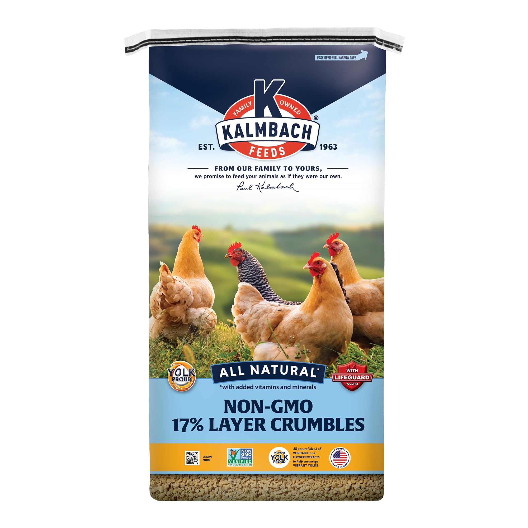 Kalmbach Feeds 1 Piece Layer Crumbles, 50 Lb