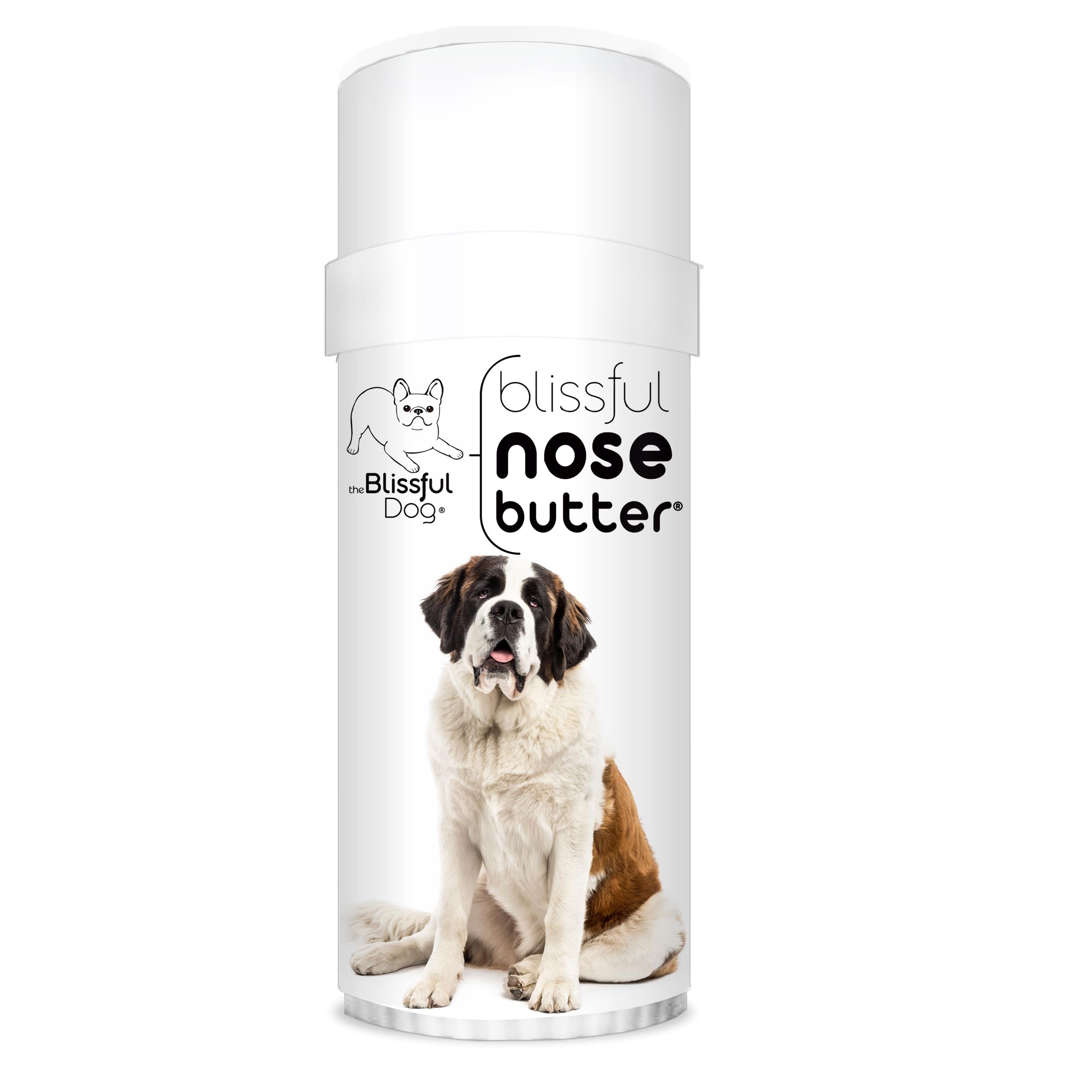 The Blissful Dog Saint Bernard Unscented Nose Butter - Dog Nose Butter, 2 Ounce