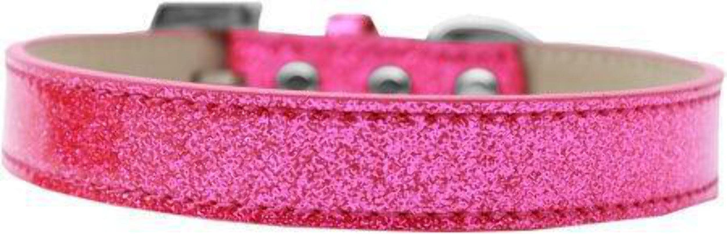 Dog, Puppy & Pet Ice Cream Collar Plain, Blank Tulsa (3/4" Wide) Silver 18