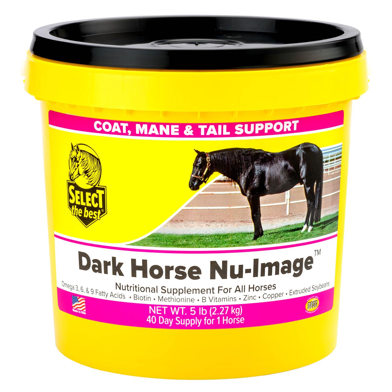 Dark Horse Nu-Image Hoof & Coat Support for Horses