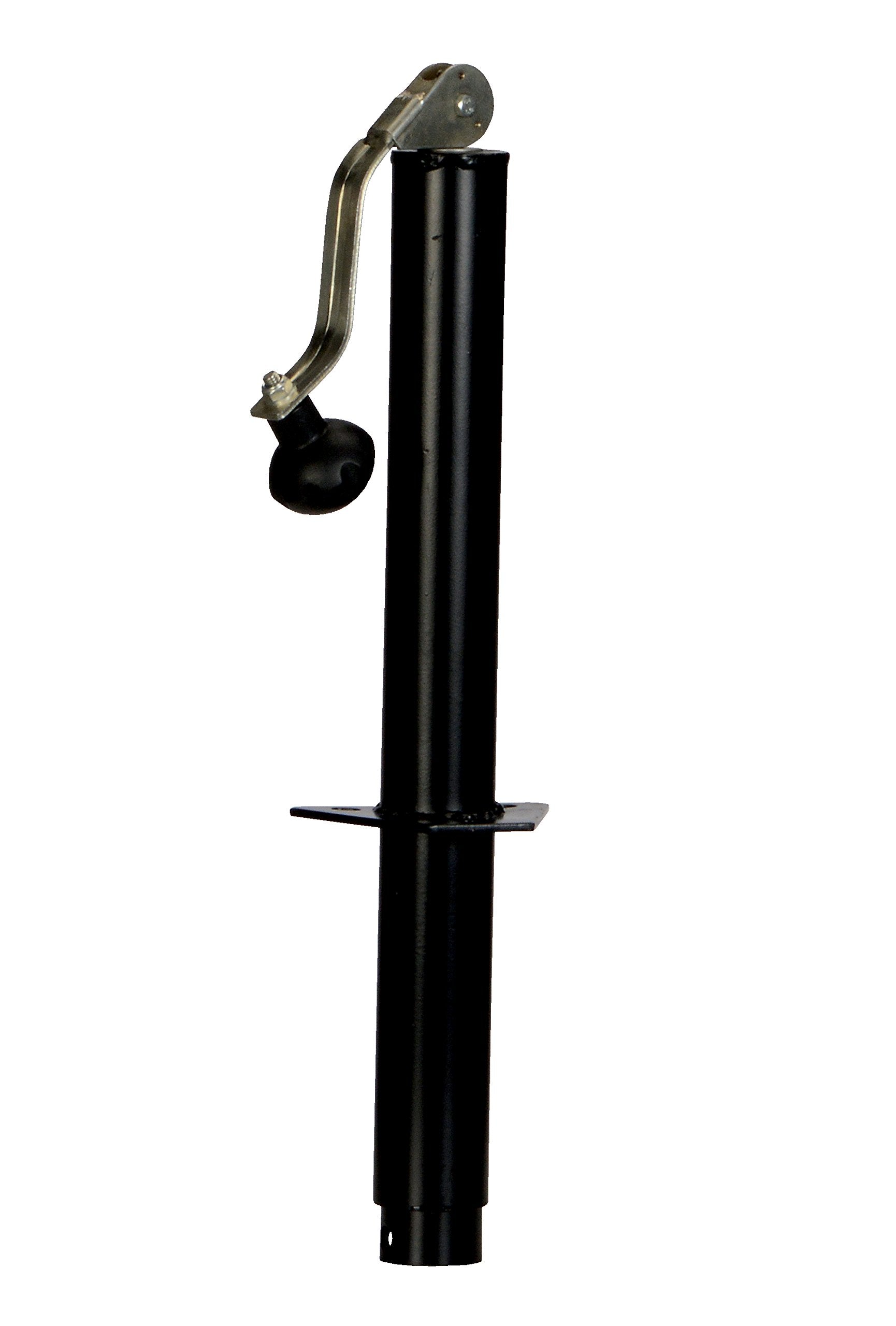 Vestil CT-02 Steel Top Crank Trailer Jack 5 in. x 9-3/4 in. x 26 in. 2000 Lb. Capacity Black