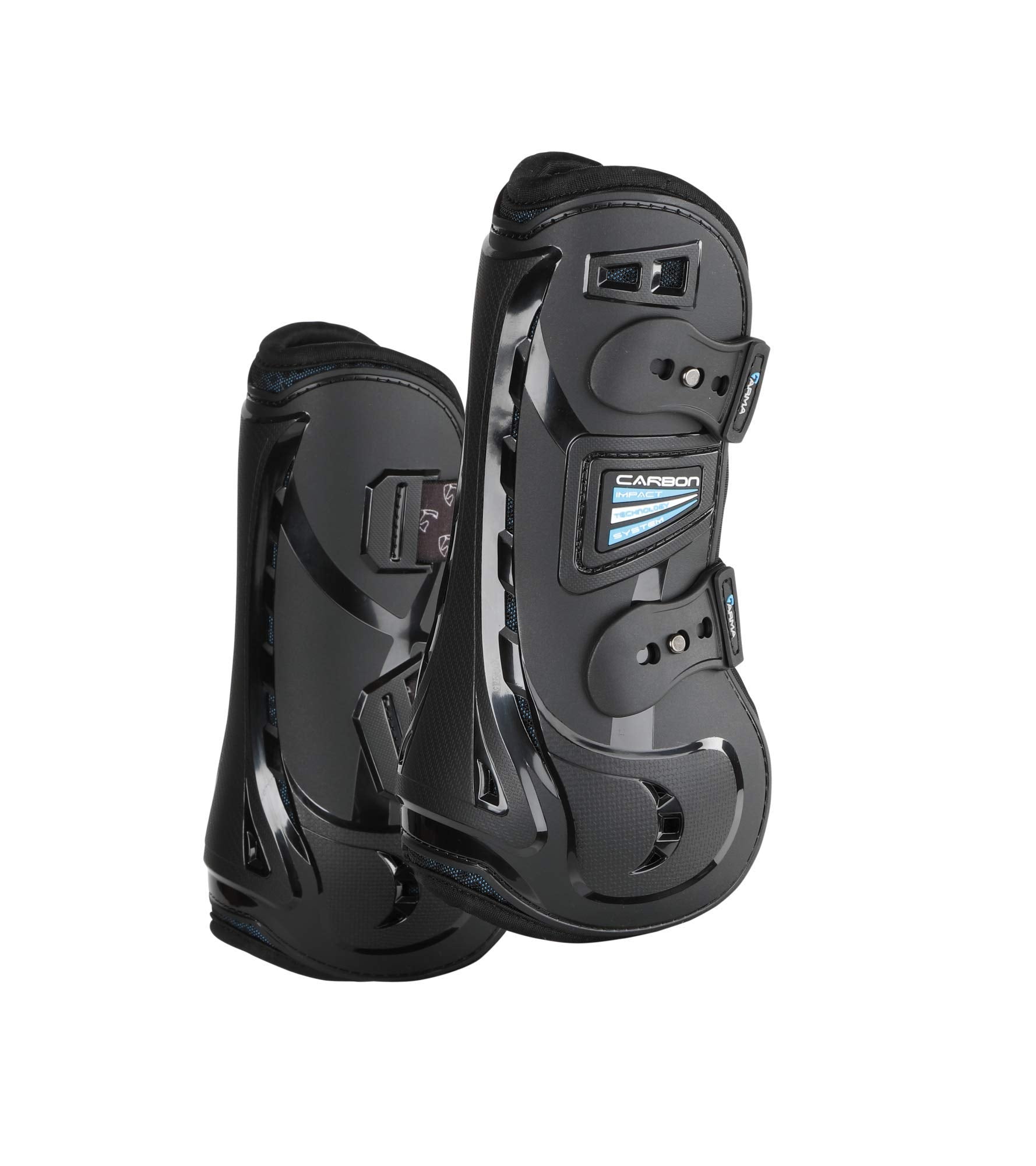 Shires Arma Carbon Tendon Horse Boots (Cob, Black)
