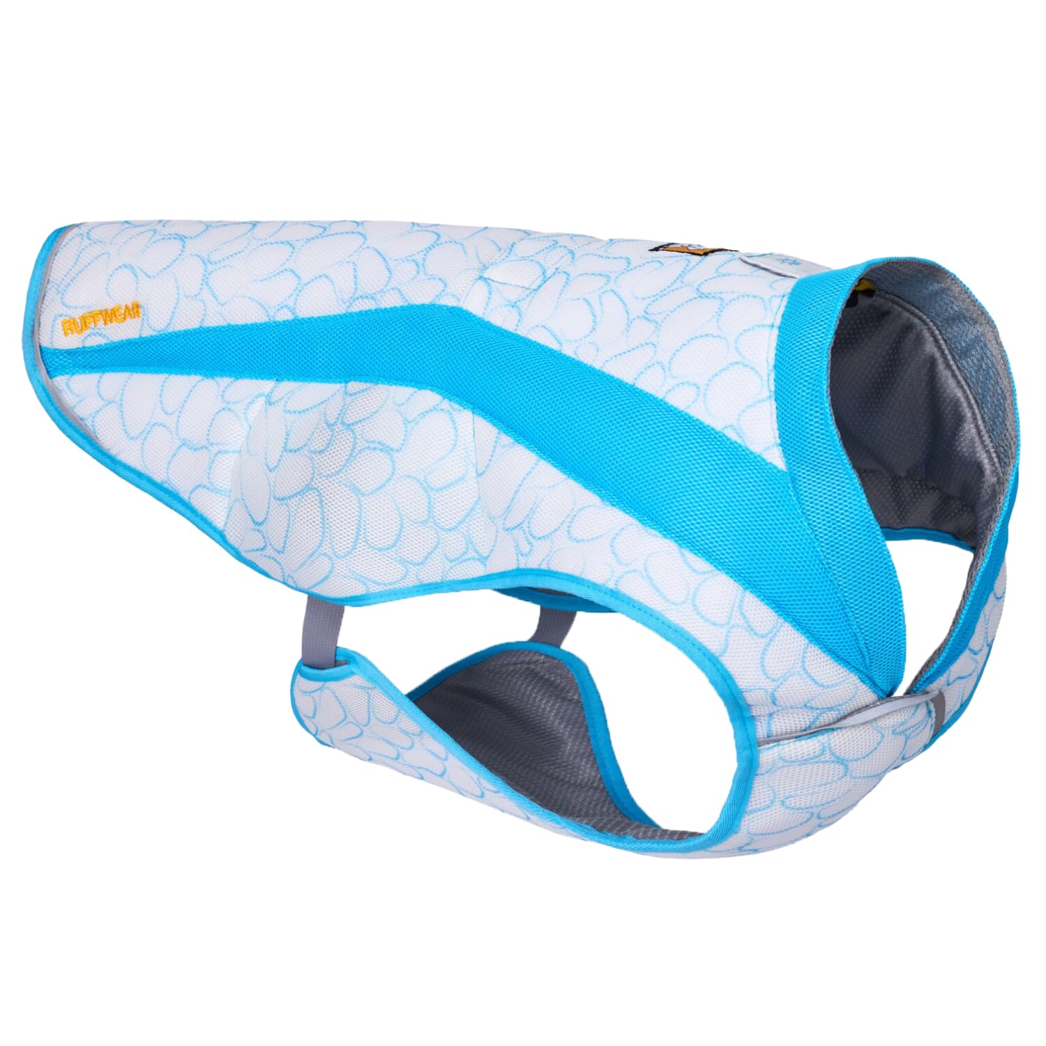 Ruffwear, Swamp Cooler Dog Vest, Evaporative Cooling For Hot Weather, Compatible With Most Harnesses, Biolumin Blue, Large