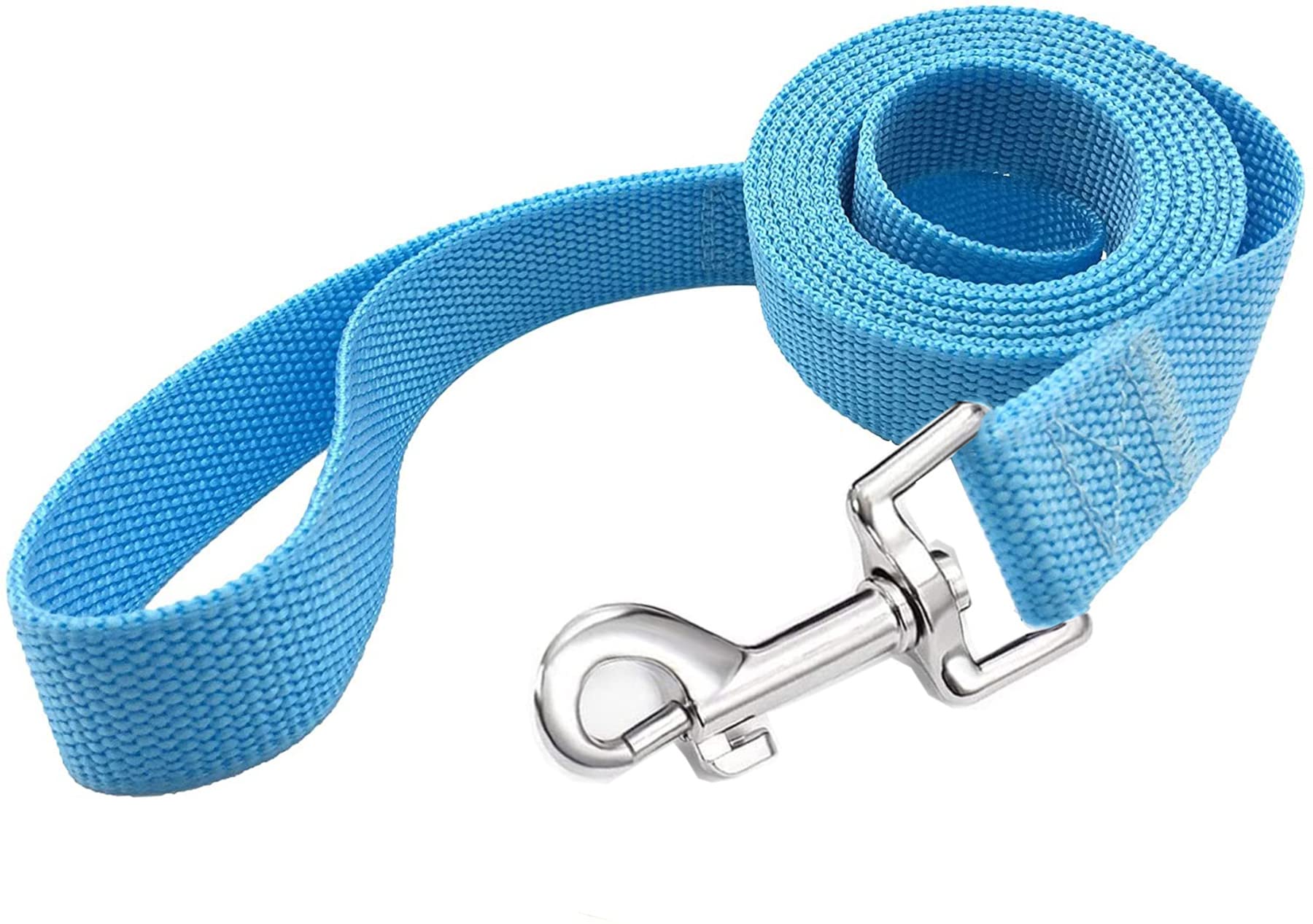 Taian 4Ft/5Ft/6Ft Strong Dog Leash, Nylon Dog Leashes For Small Medium Large Dogs (5/8 In X 5 Ft, Blue)