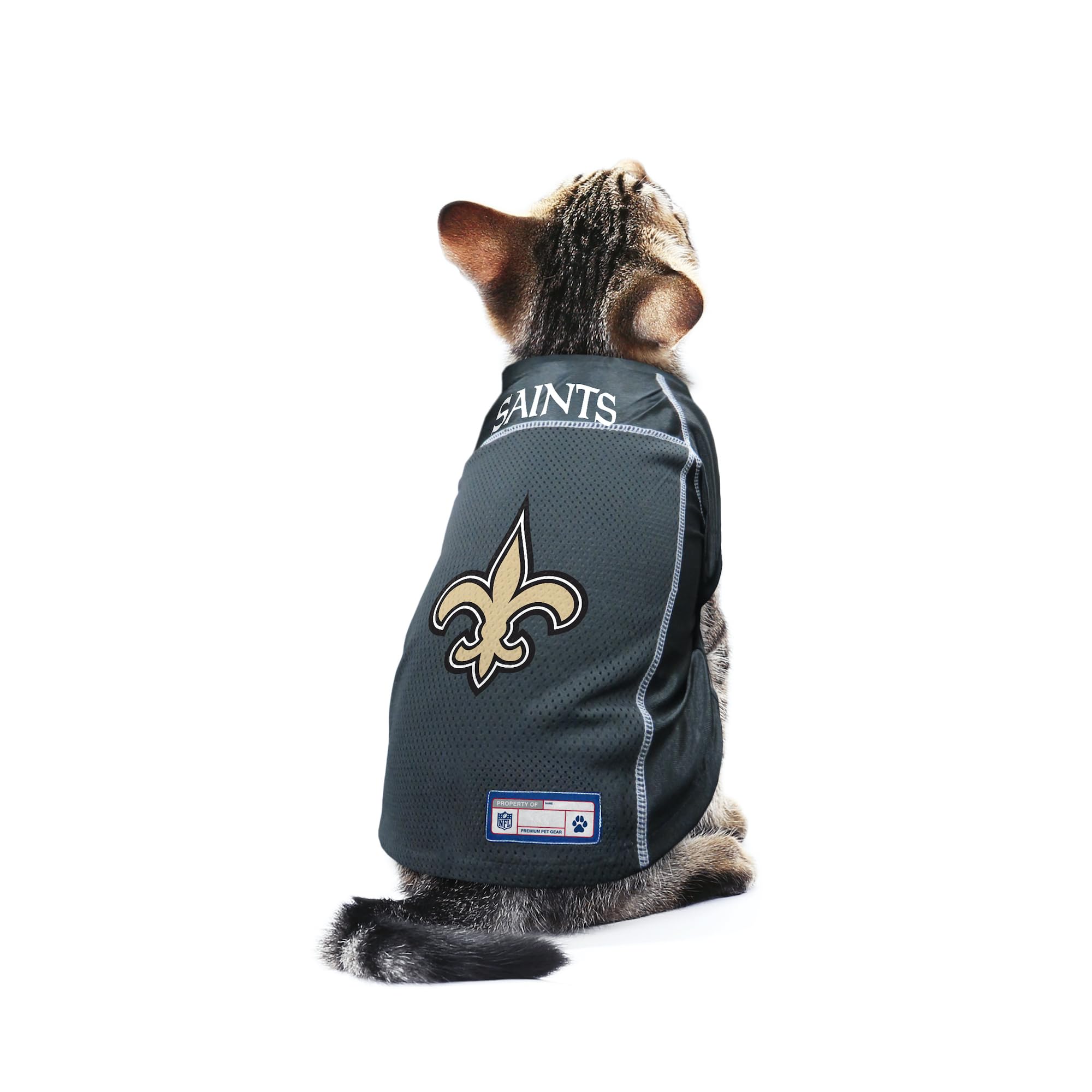 Littlearth Unisex-Adult Nfl New Orleans Saints Basic Pet Jersey, Team Color, Small